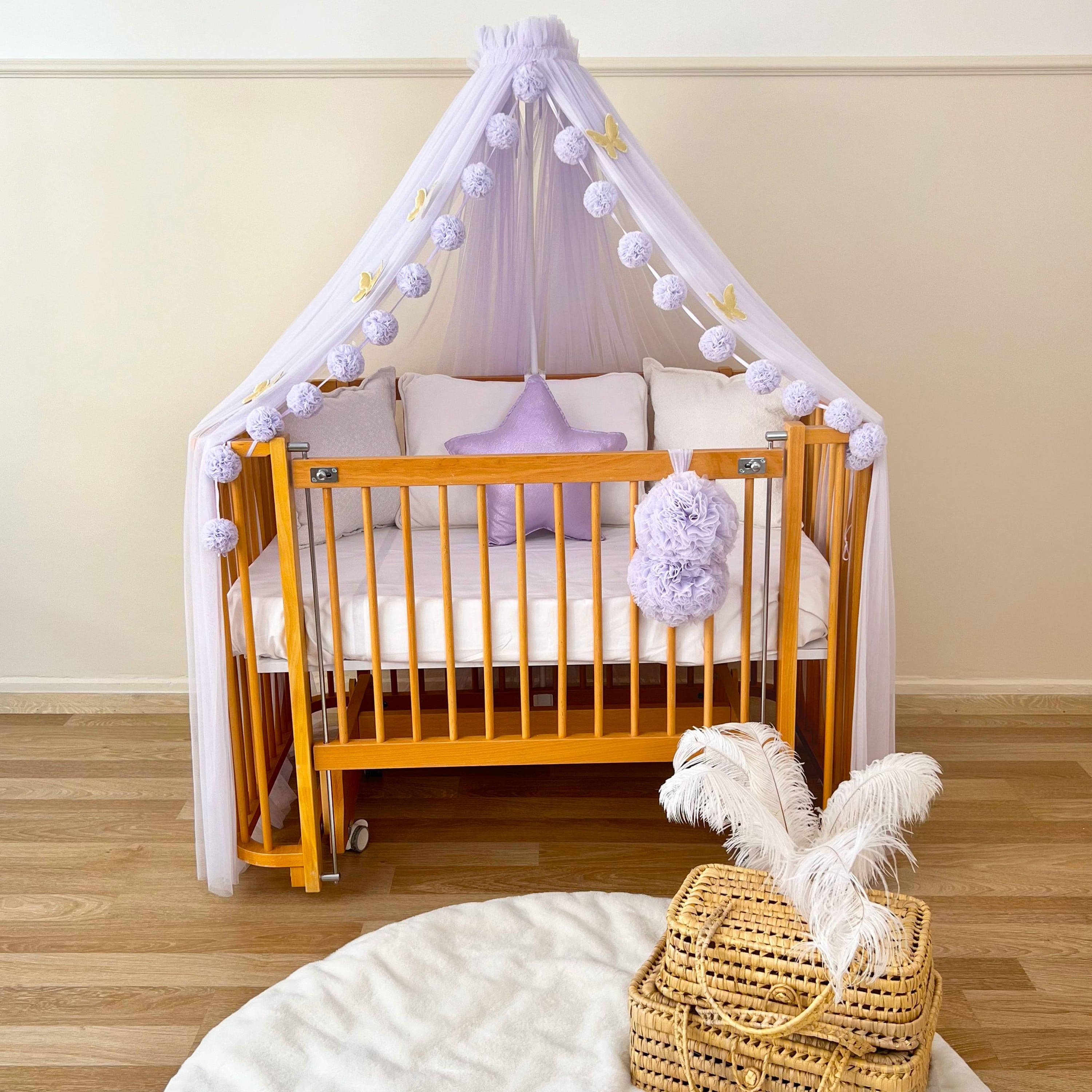 Beşik Cibinlik-Baby Purple