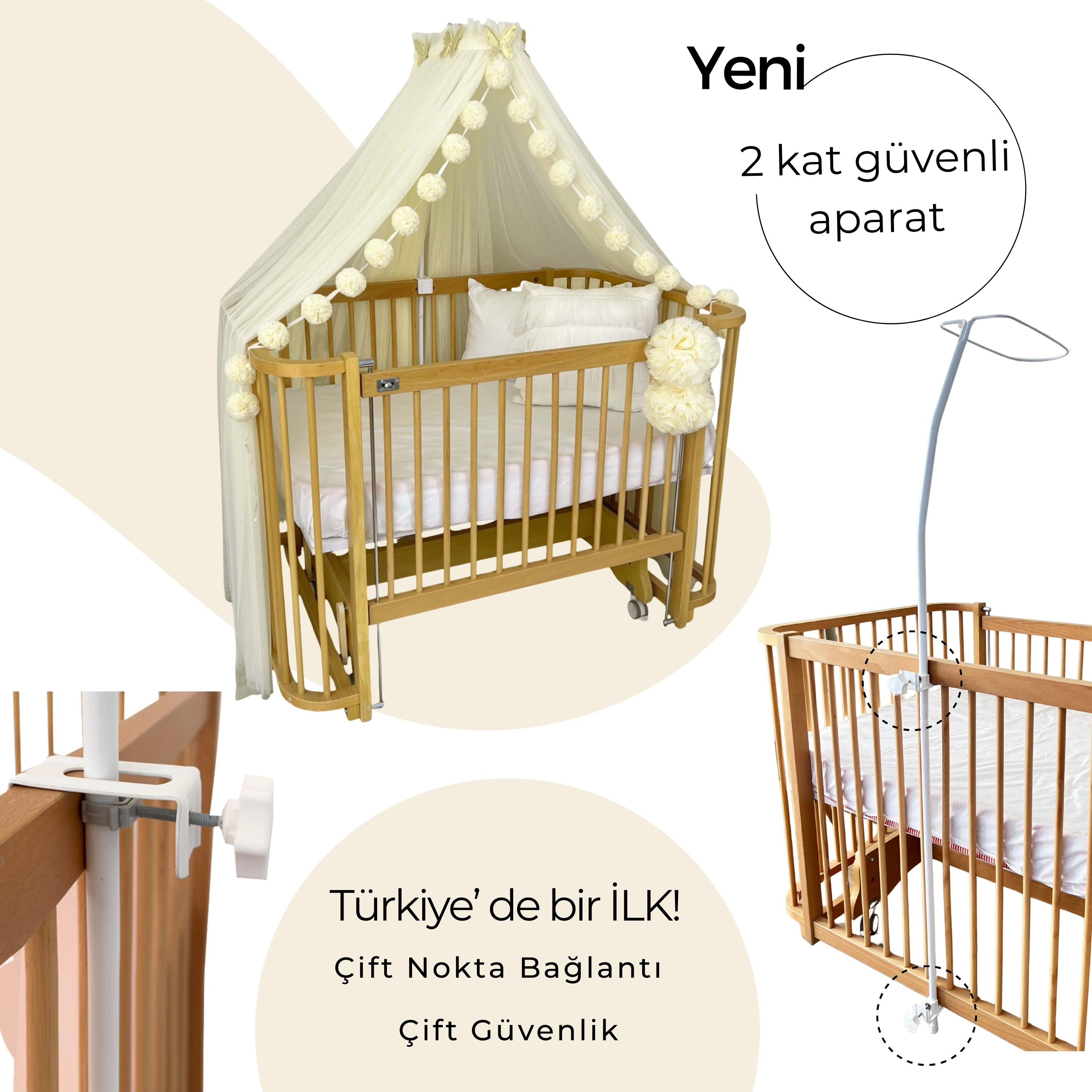 BEŞİK CİBİNLİK-CREAM