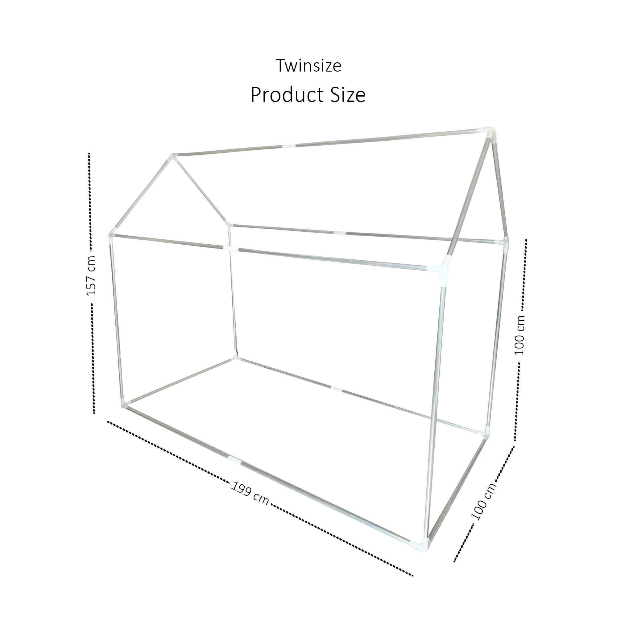 WHITE TULLE PRINCESS PLAYHOUSE