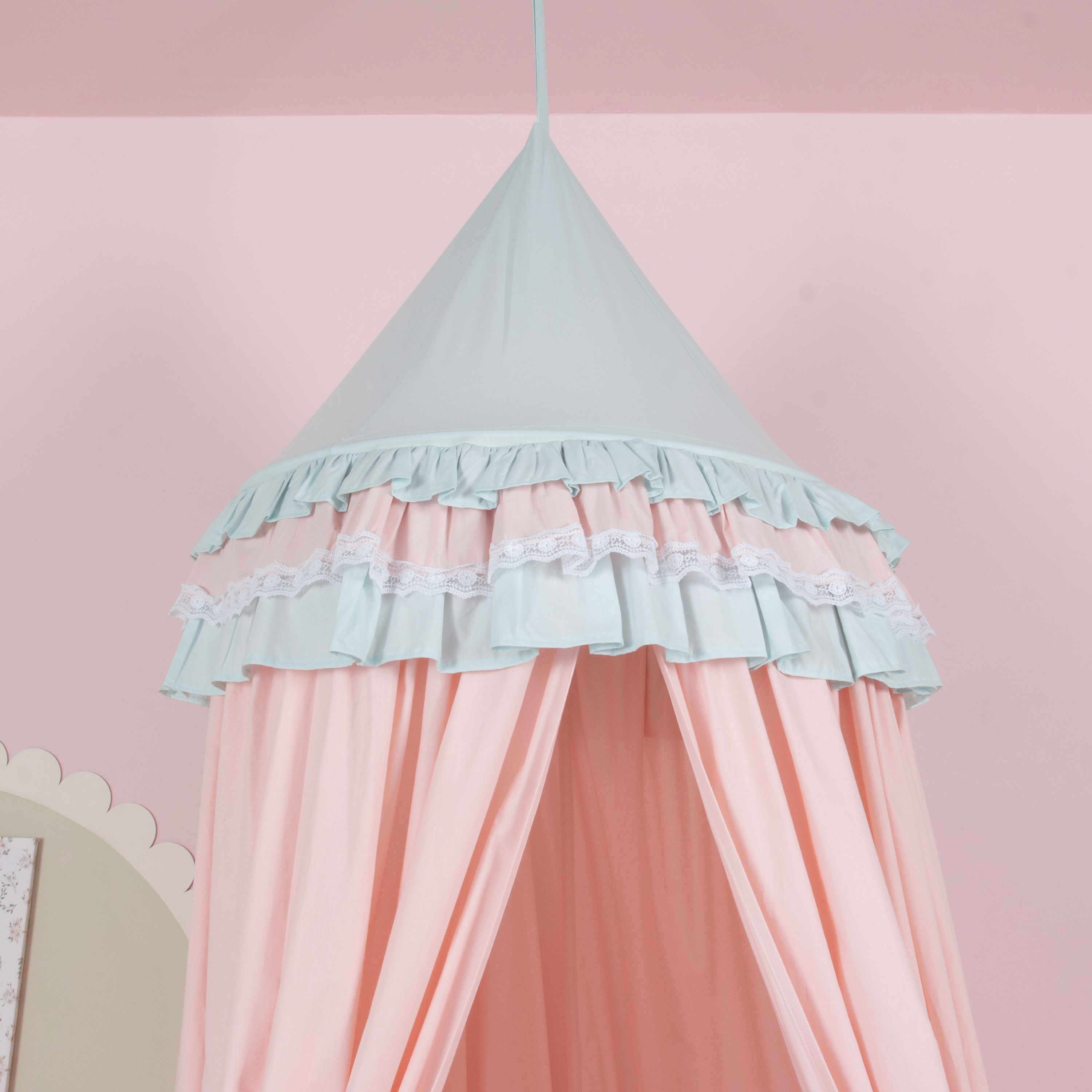 CİBİNLİK -PEMBE /MİNT PAMUKLU
