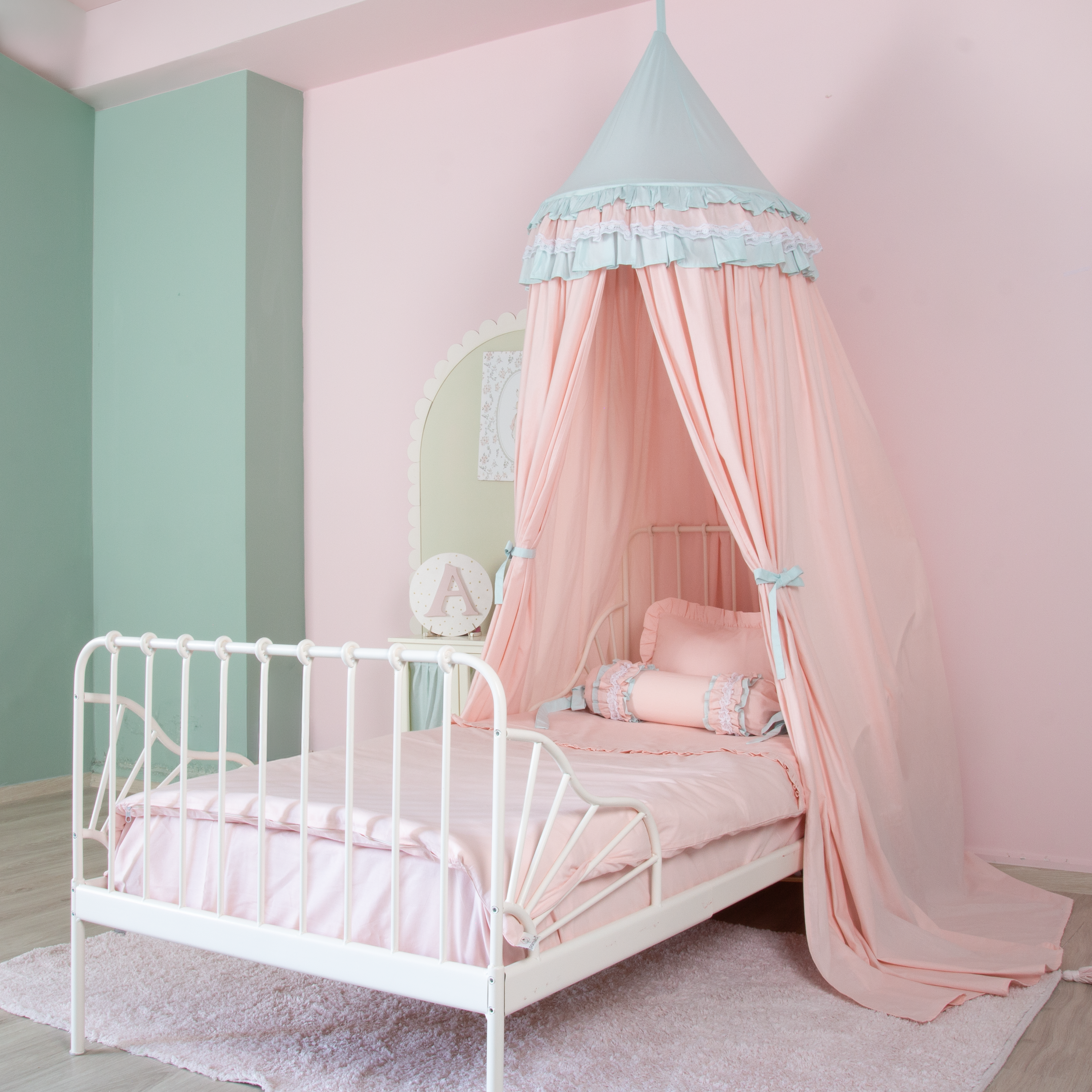 CİBİNLİK -PEMBE /MİNT PAMUKLU