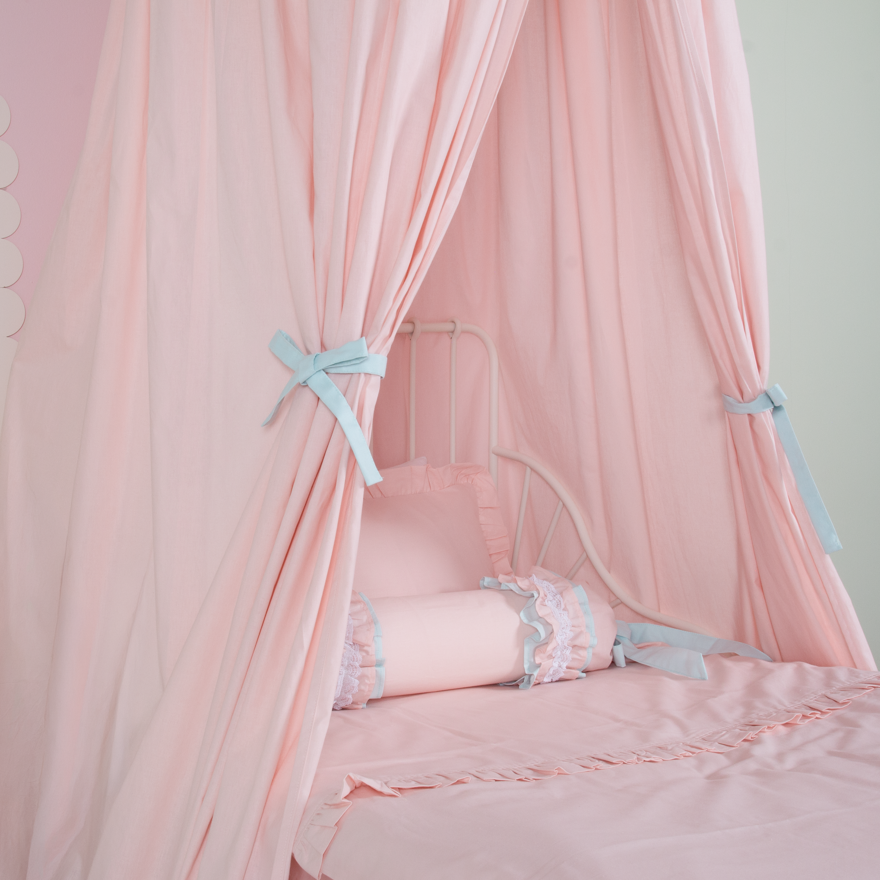 CİBİNLİK -PEMBE /MİNT PAMUKLU