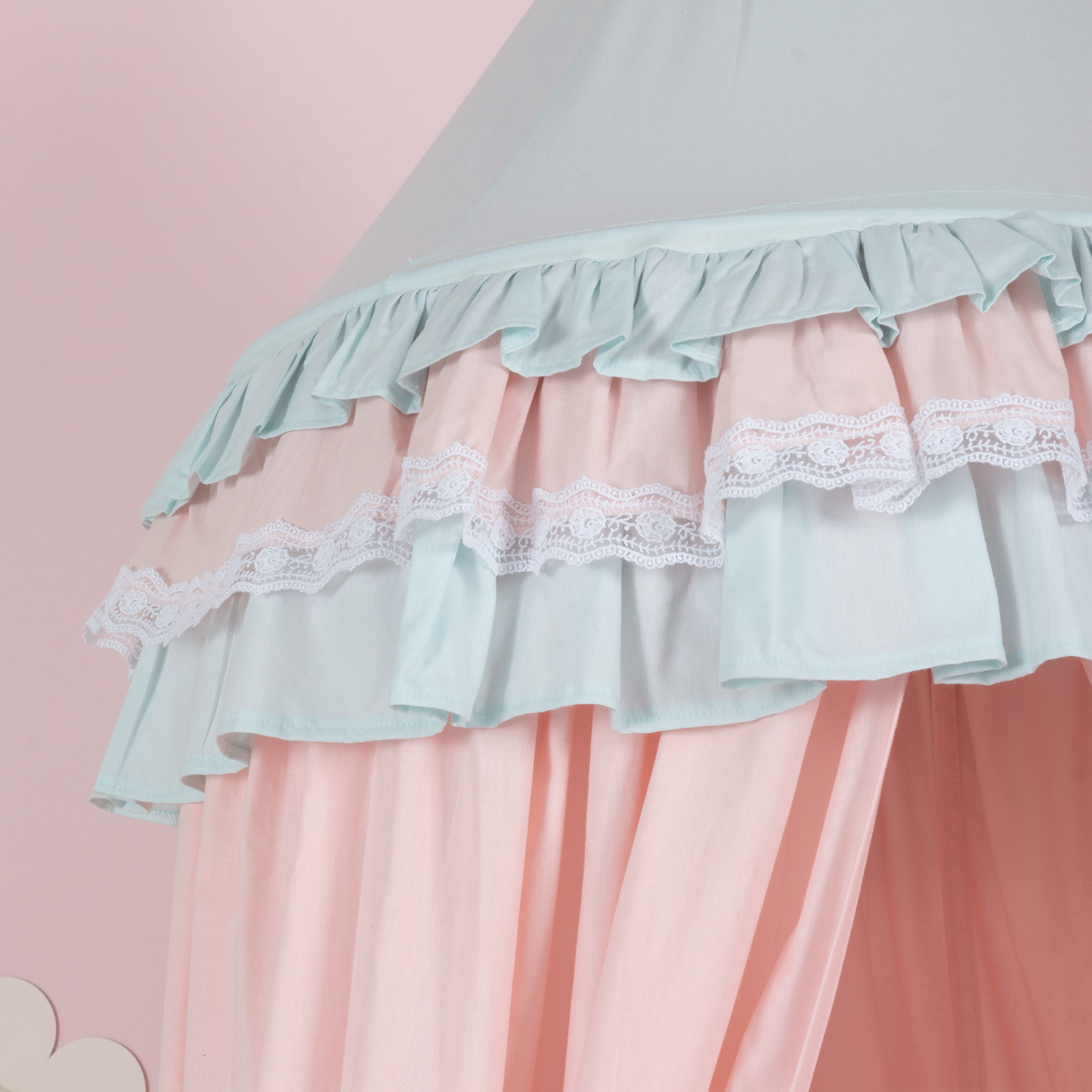 CİBİNLİK -PEMBE /MİNT PAMUKLU