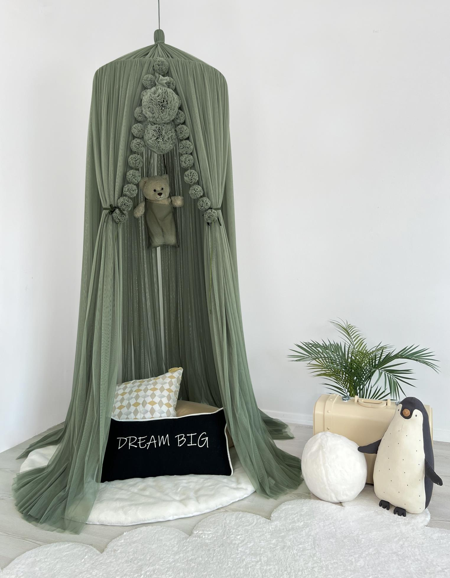 CİBİNLİK TÜL KHAKI GREEN