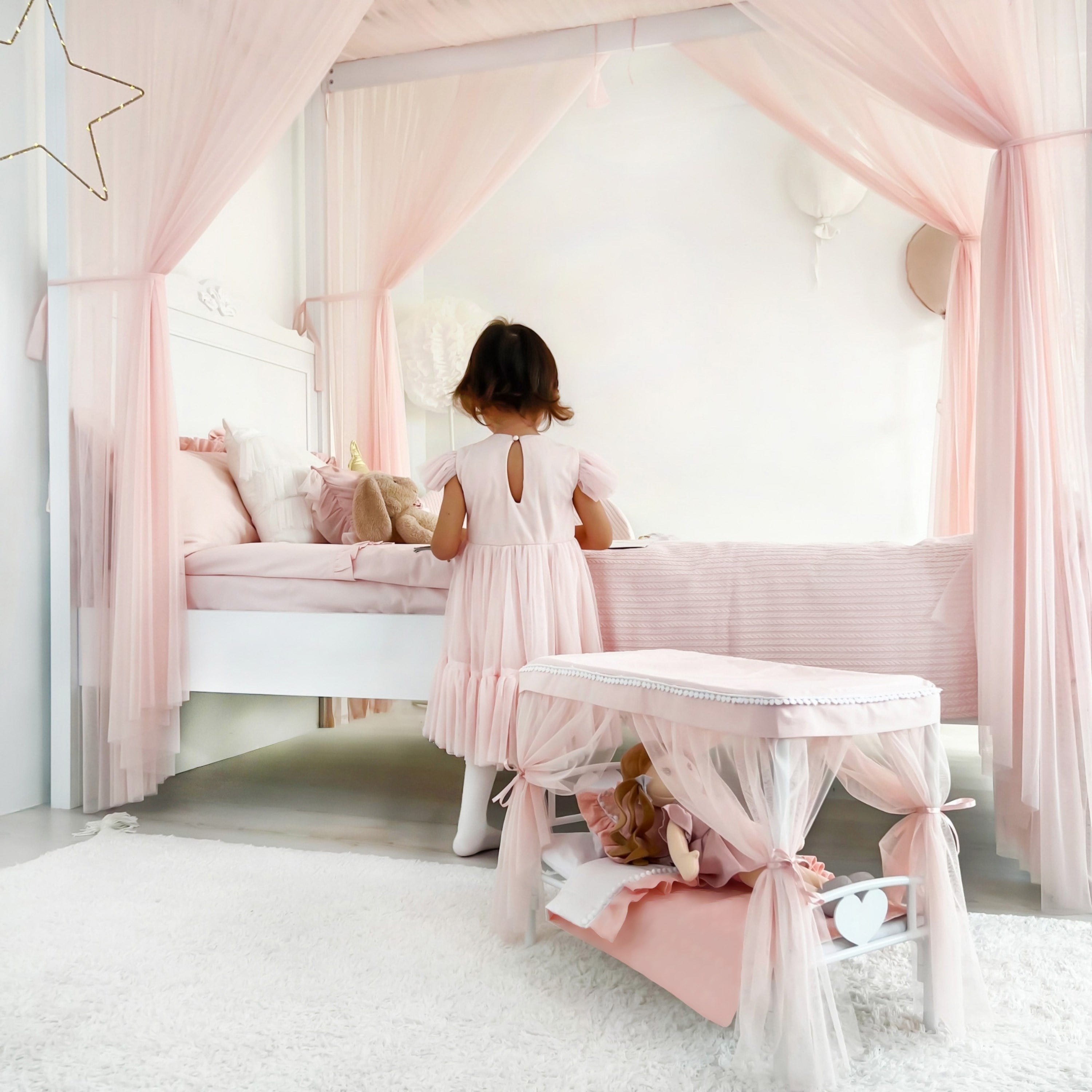 Cibinlikli Oyuncak Yatak-Doll Bed Canopy
