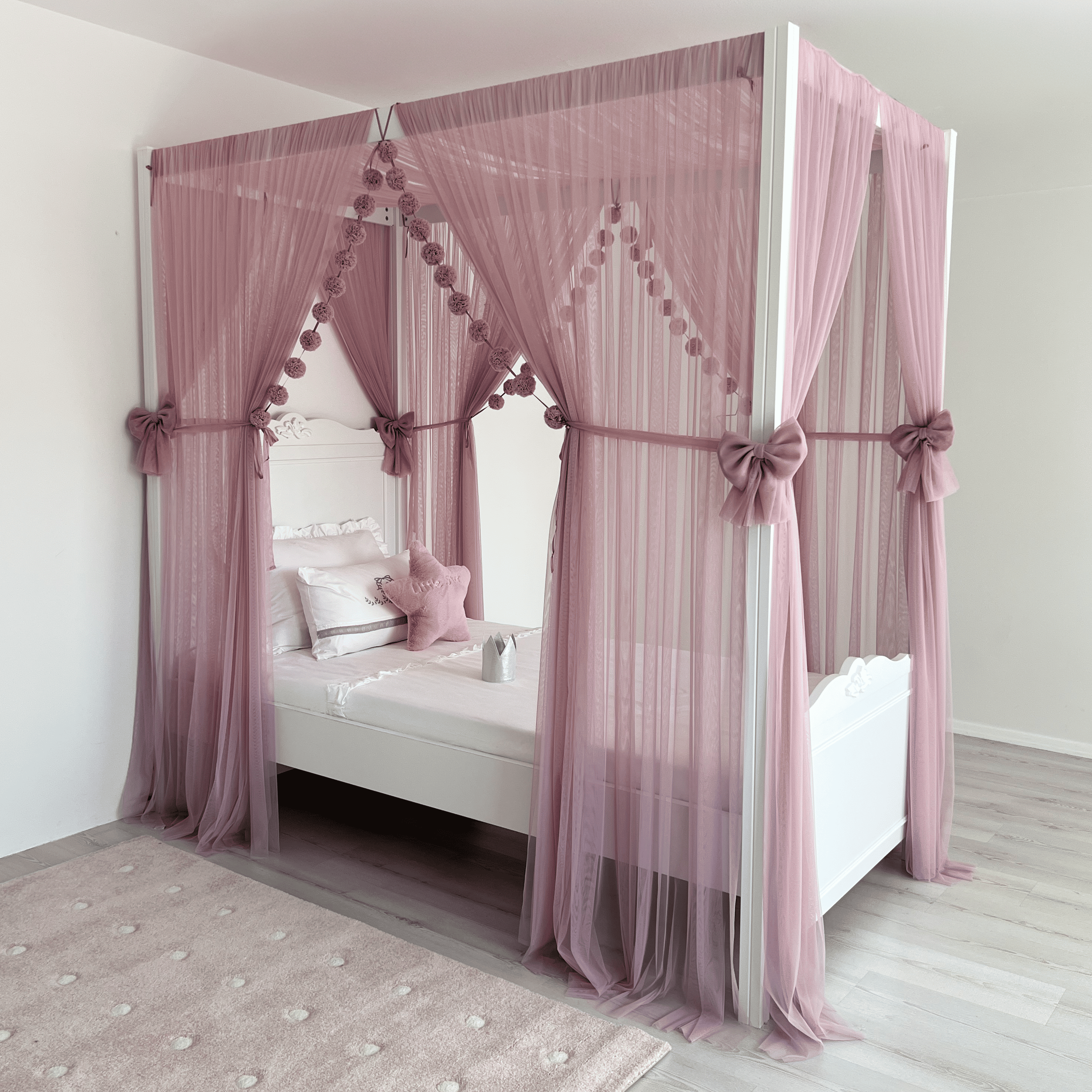 CİBİNLİKLİ YATAK DELUXE - DUSTY LILAC