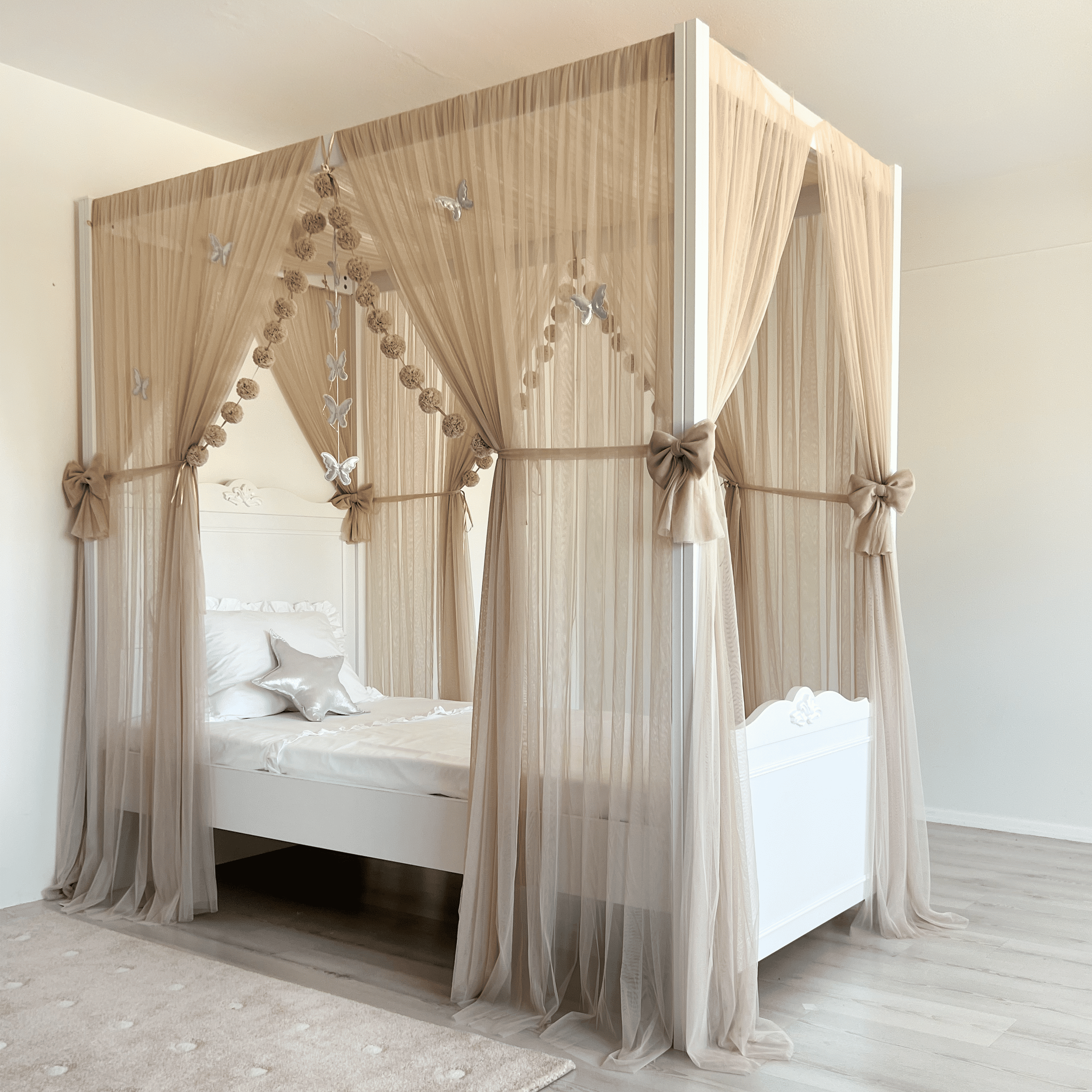 CİBİNLİKLİ YATAK DELUXE - PINKISH STONE