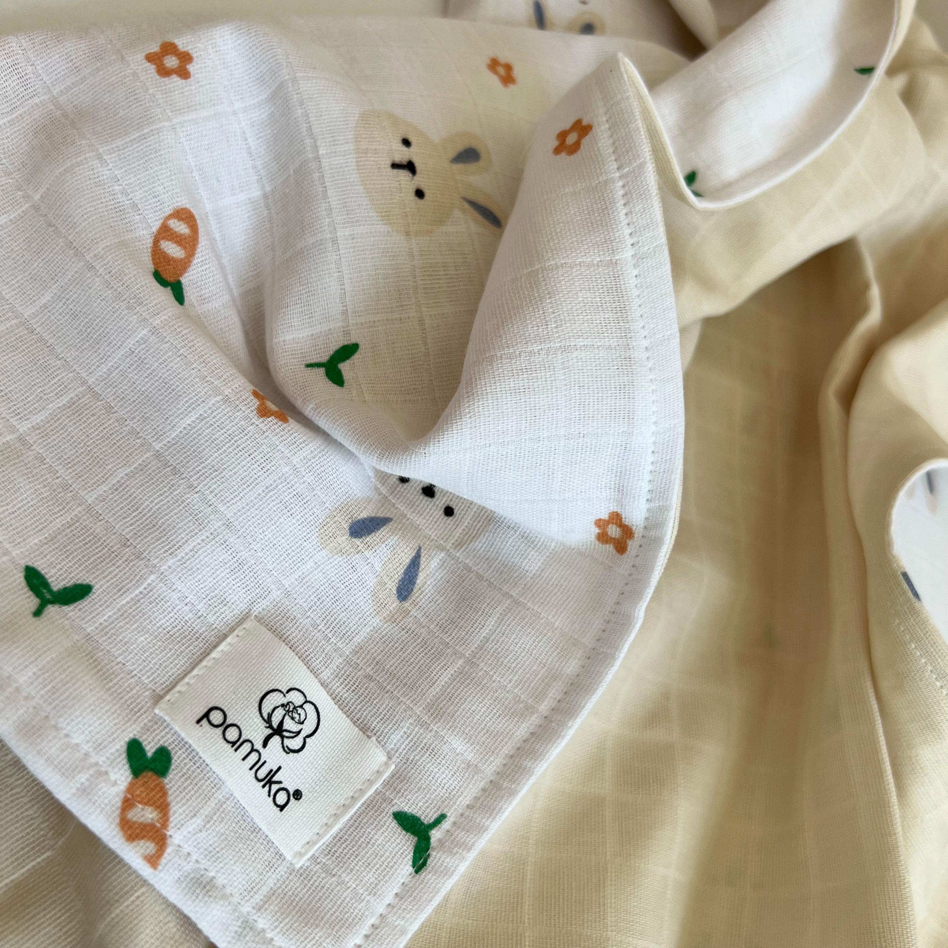 Çift Taraflı Muslin Battaniye-Tavşanlı