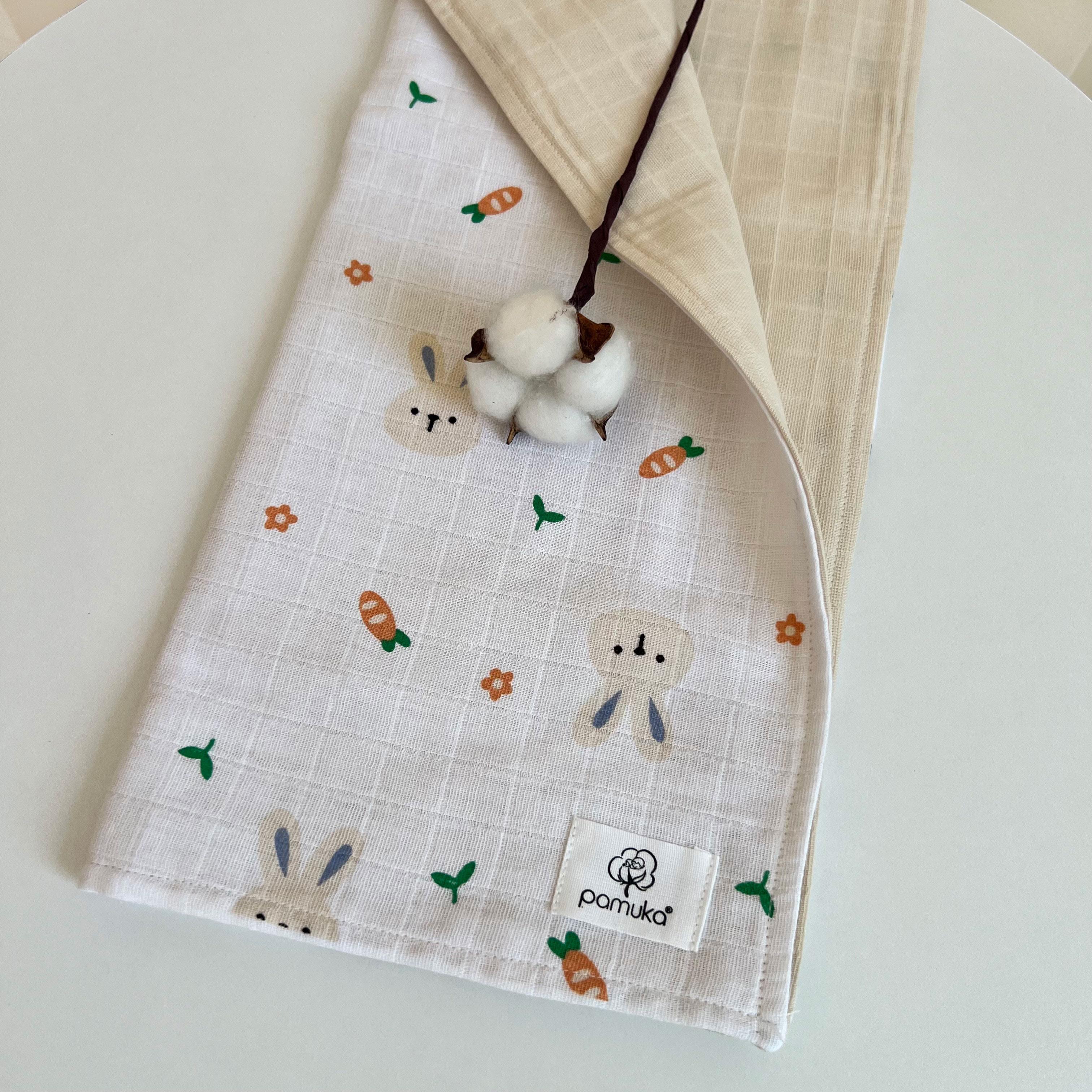 Çift Taraflı Muslin Battaniye-Tavşanlı