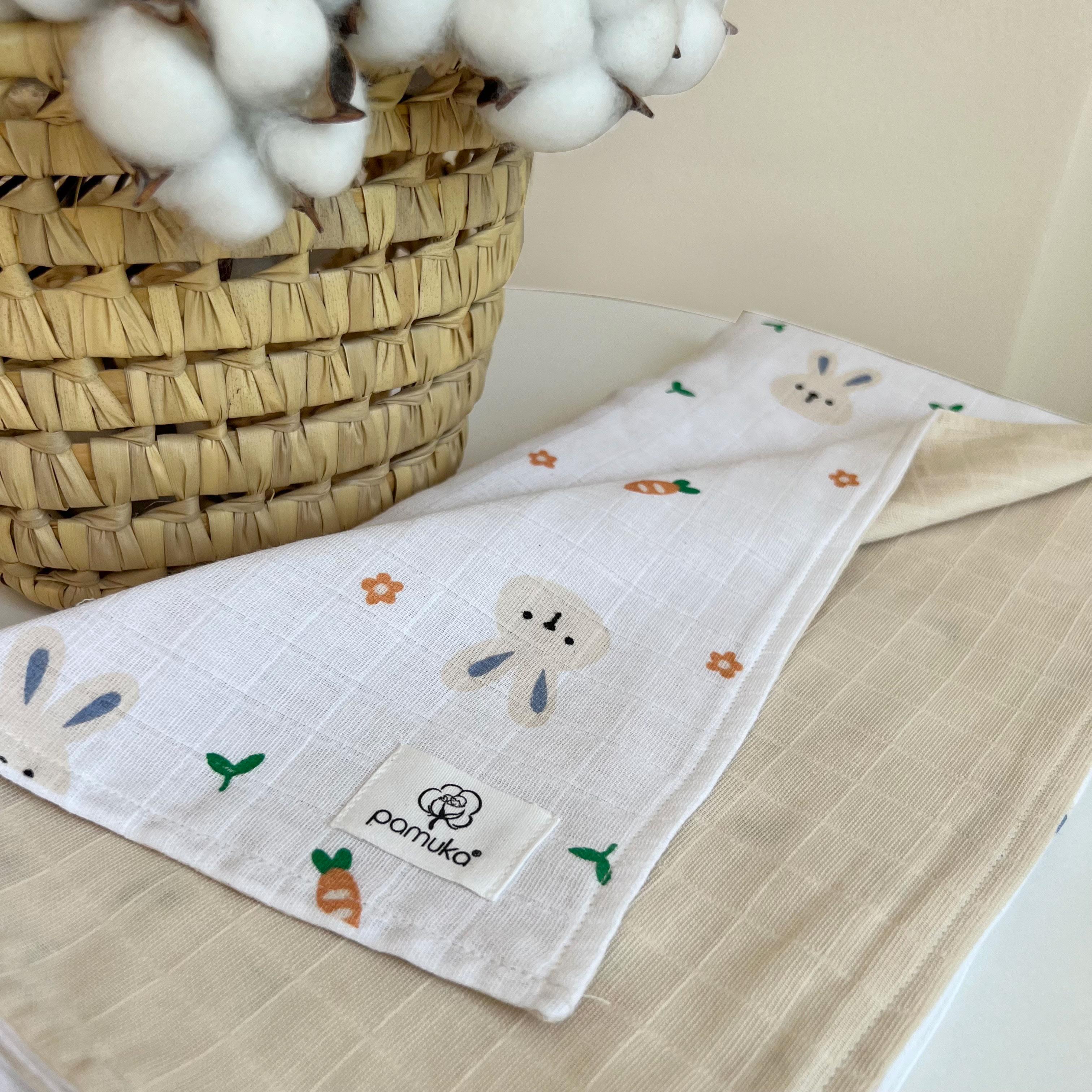 Çift Taraflı Muslin Battaniye-Tavşanlı