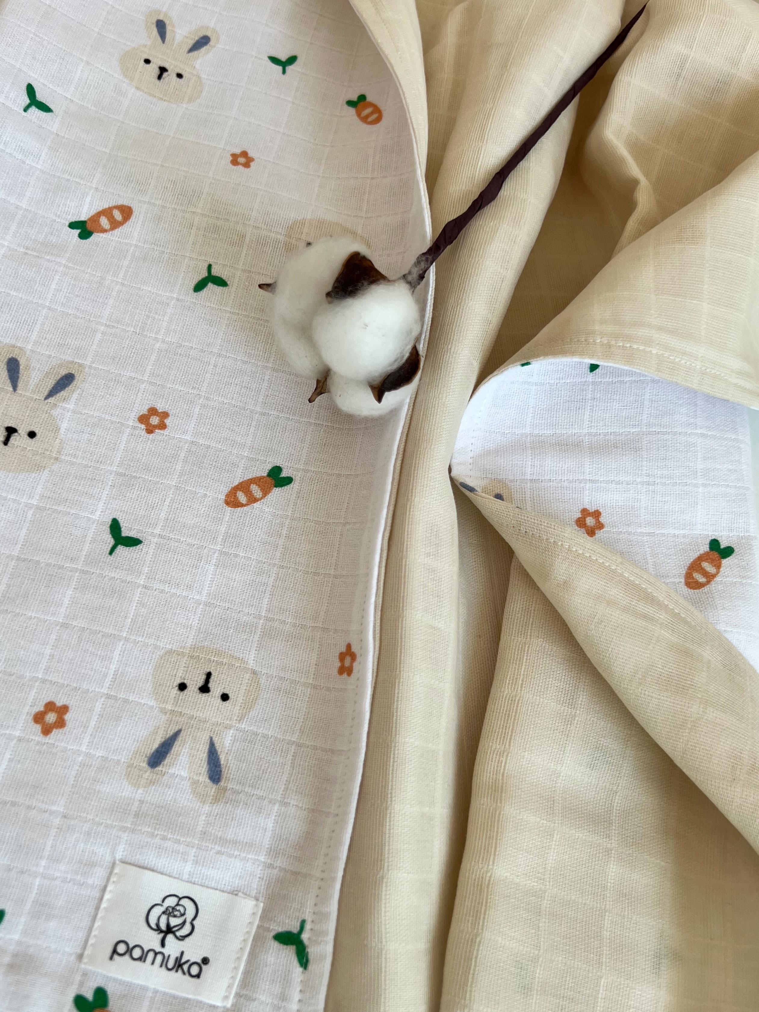 Çift Taraflı Muslin Battaniye-Tavşanlı