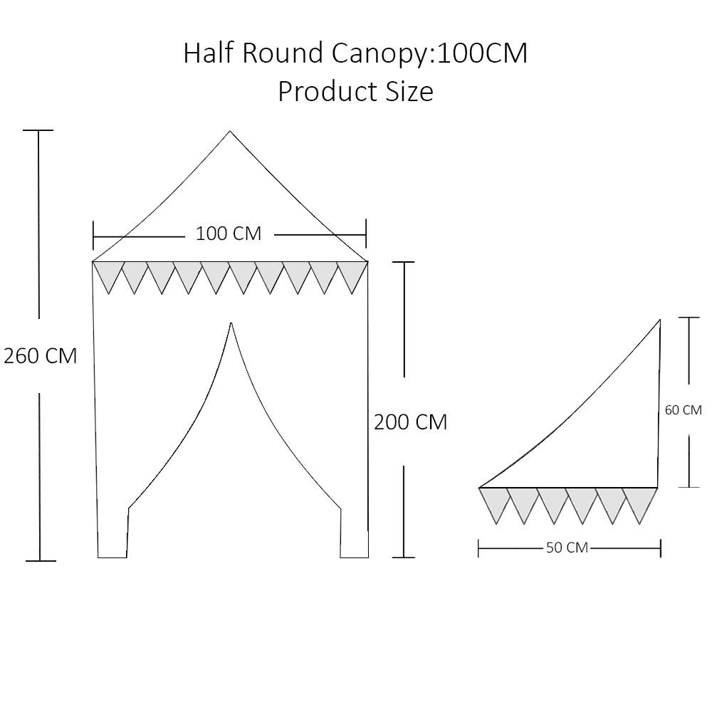 Duvar Tentesi 100 Cm - Natural