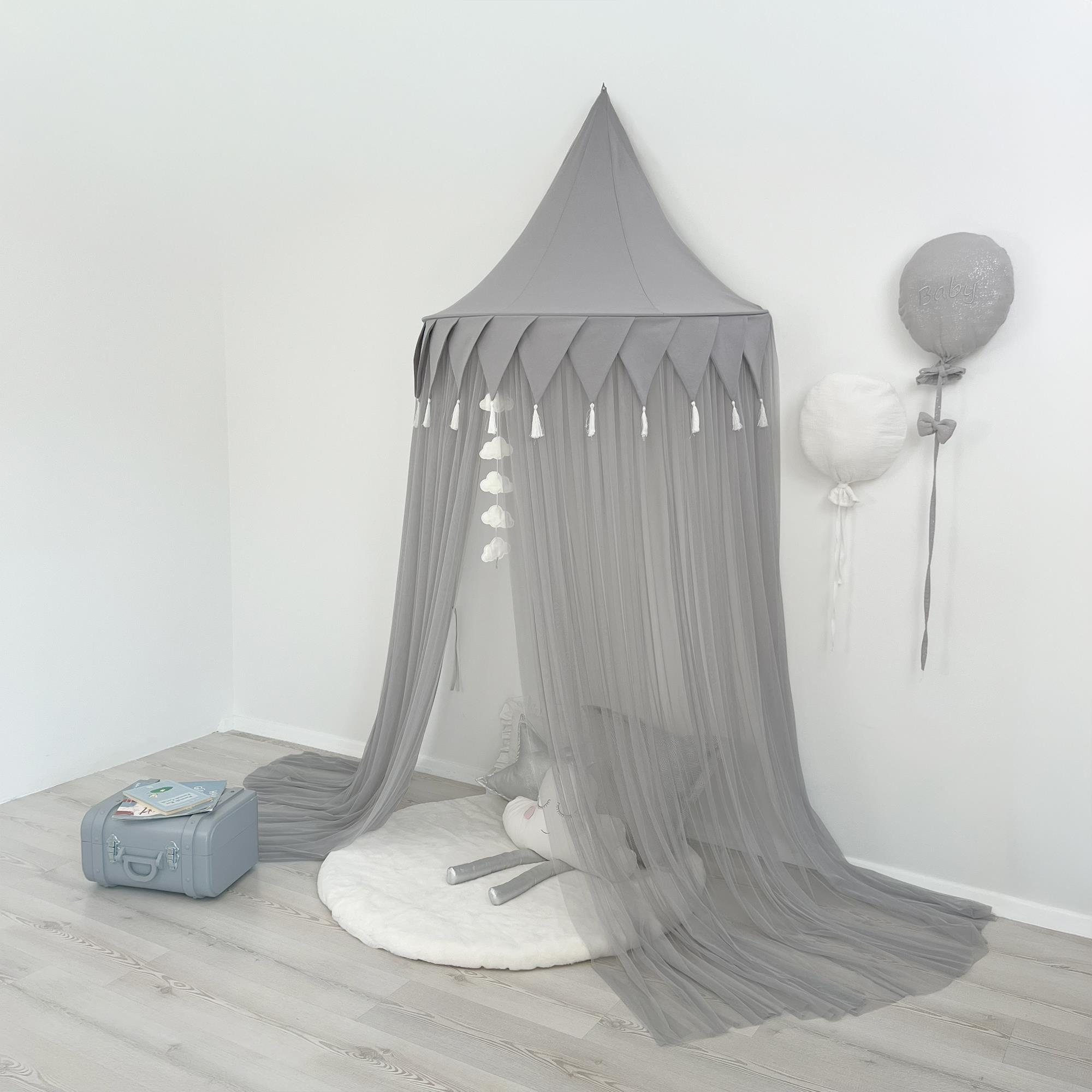 DUVAR TENTESİ 120 CM-GRİ GRİ