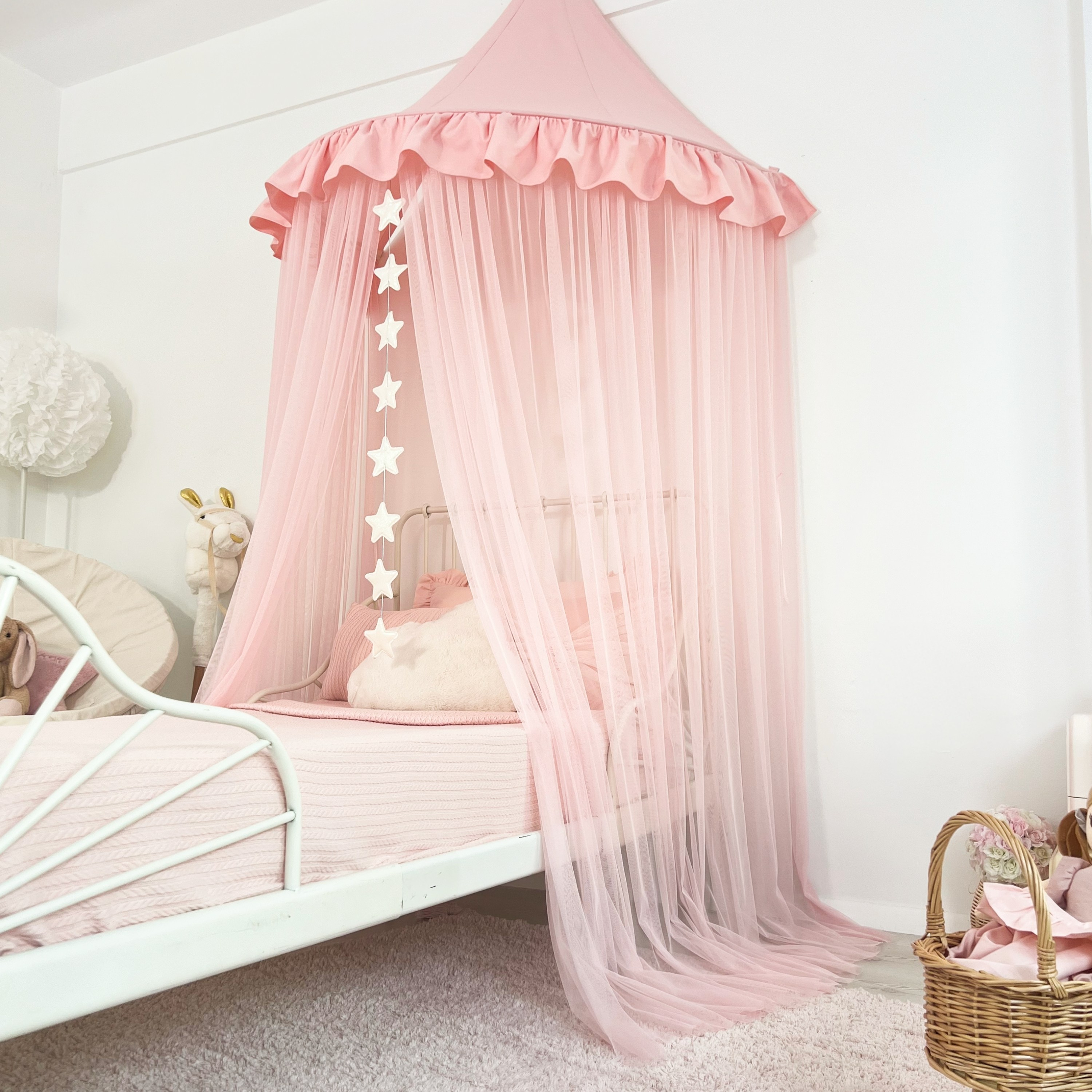 DUVAR TENTESİ - FIRFIRLI - PEMBE PEMBE