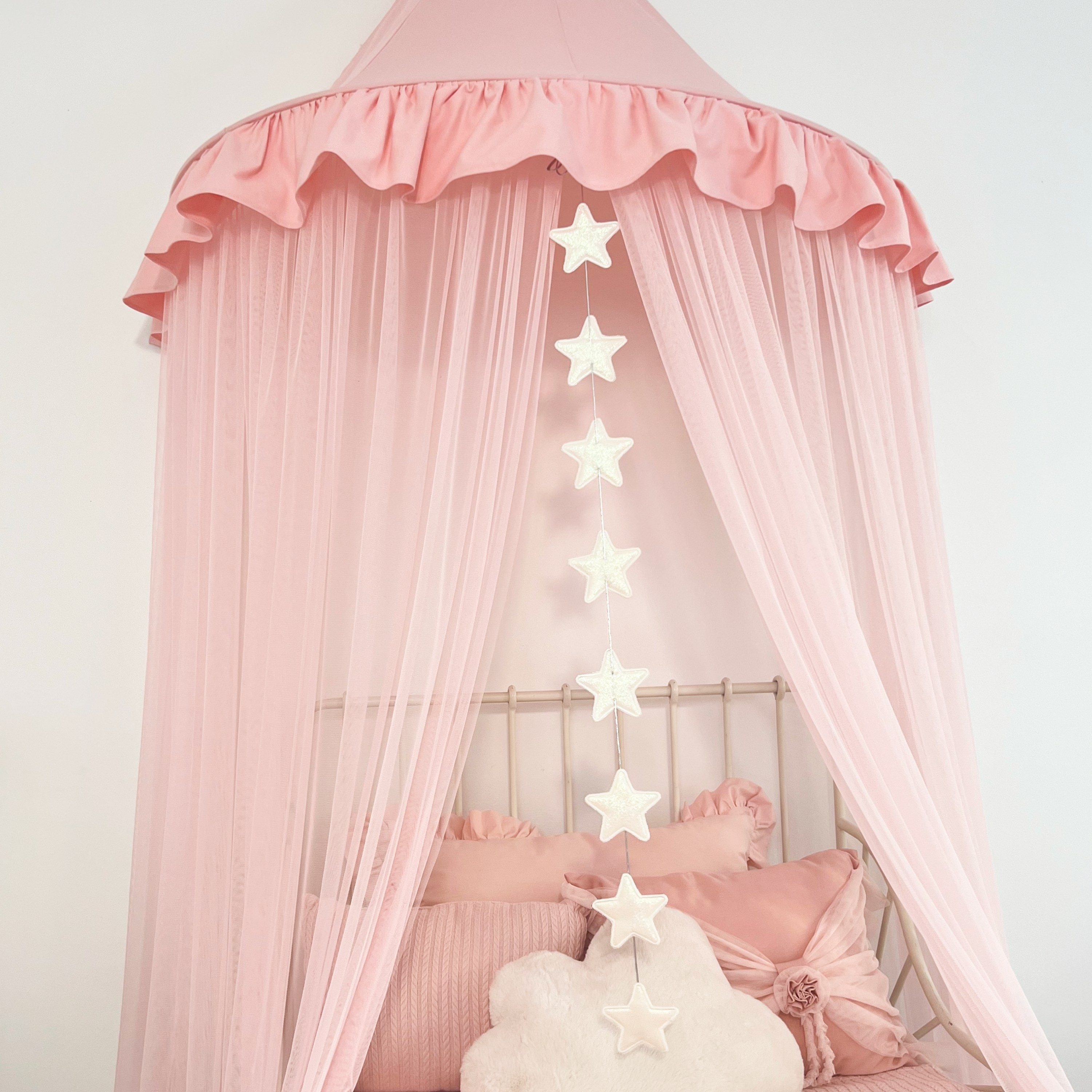 DUVAR TENTESİ - FIRFIRLI - PEMBE PEMBE