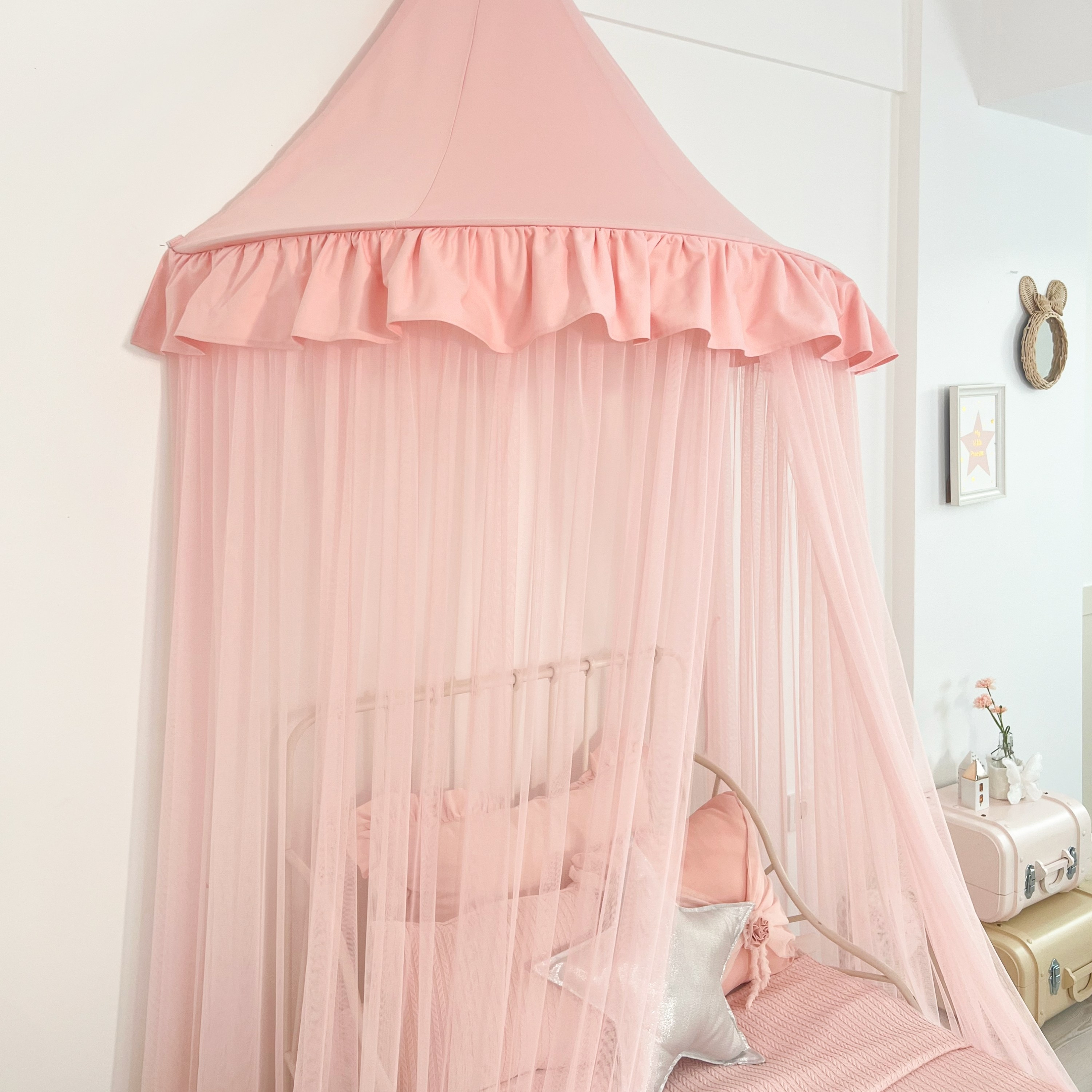 DUVAR TENTESİ - FIRFIRLI - PEMBE PEMBE