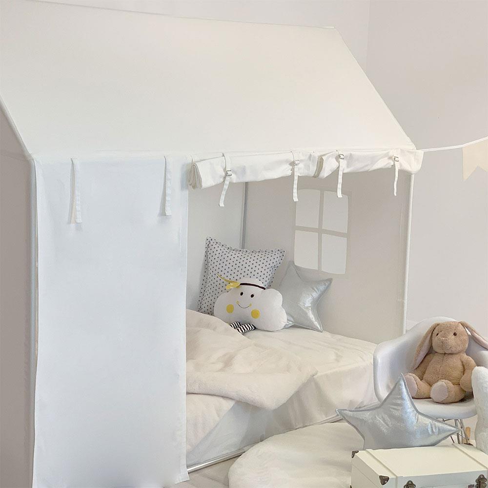 FULL BEYAZ PERDELİ TWINSIZE OYUN EVİ