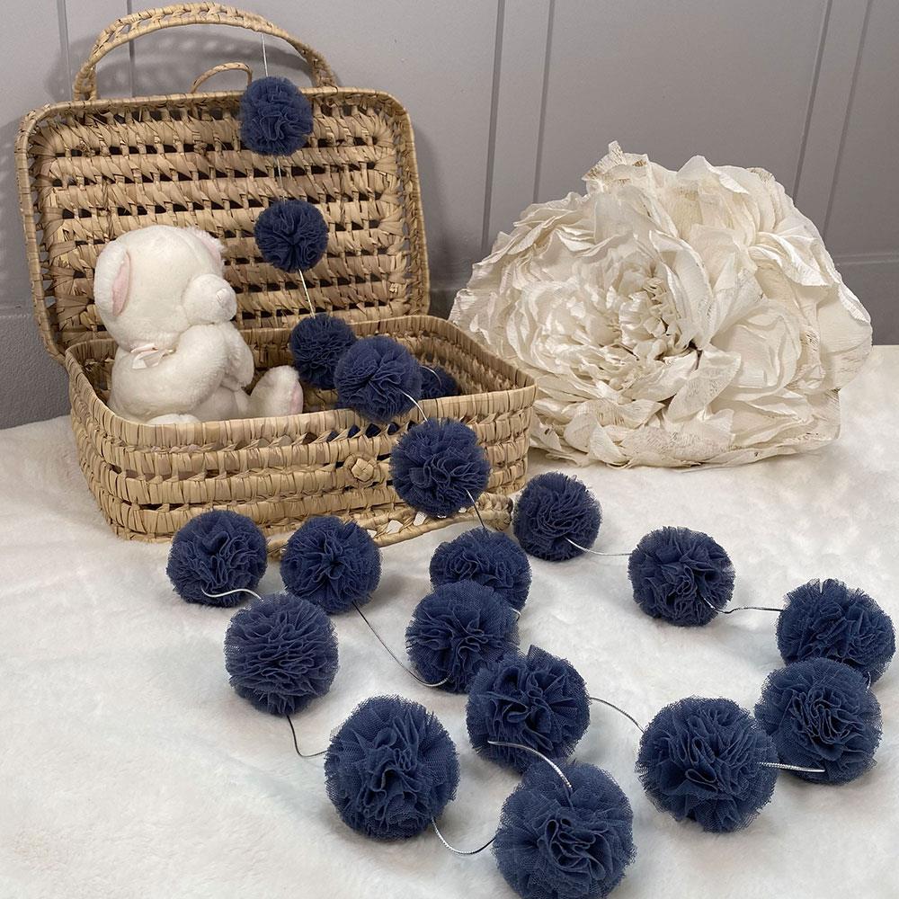 GLAUCOUS BLUE MİNİ PONPON