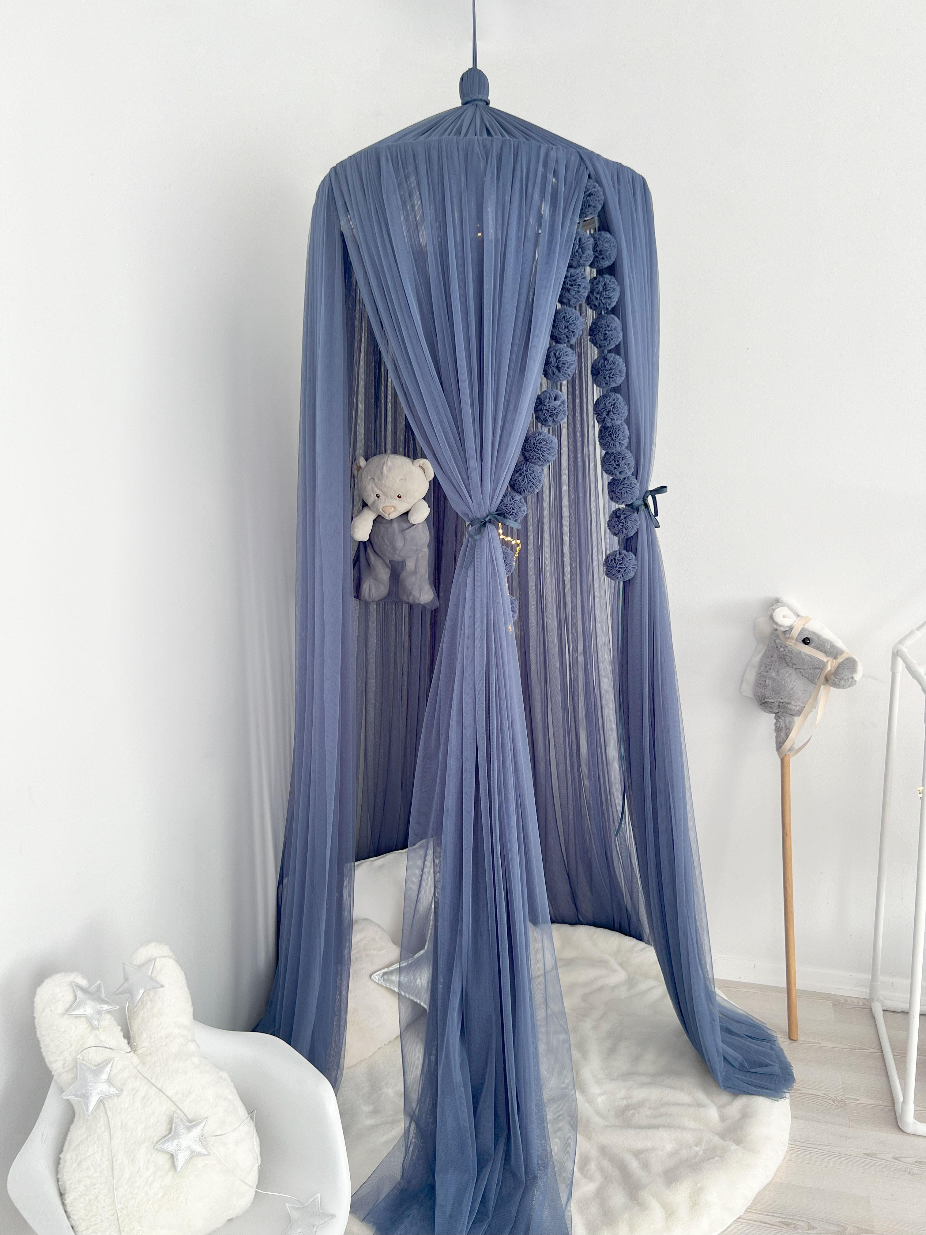 GLAUCOUS BLUE TÜL CİBİNLİK