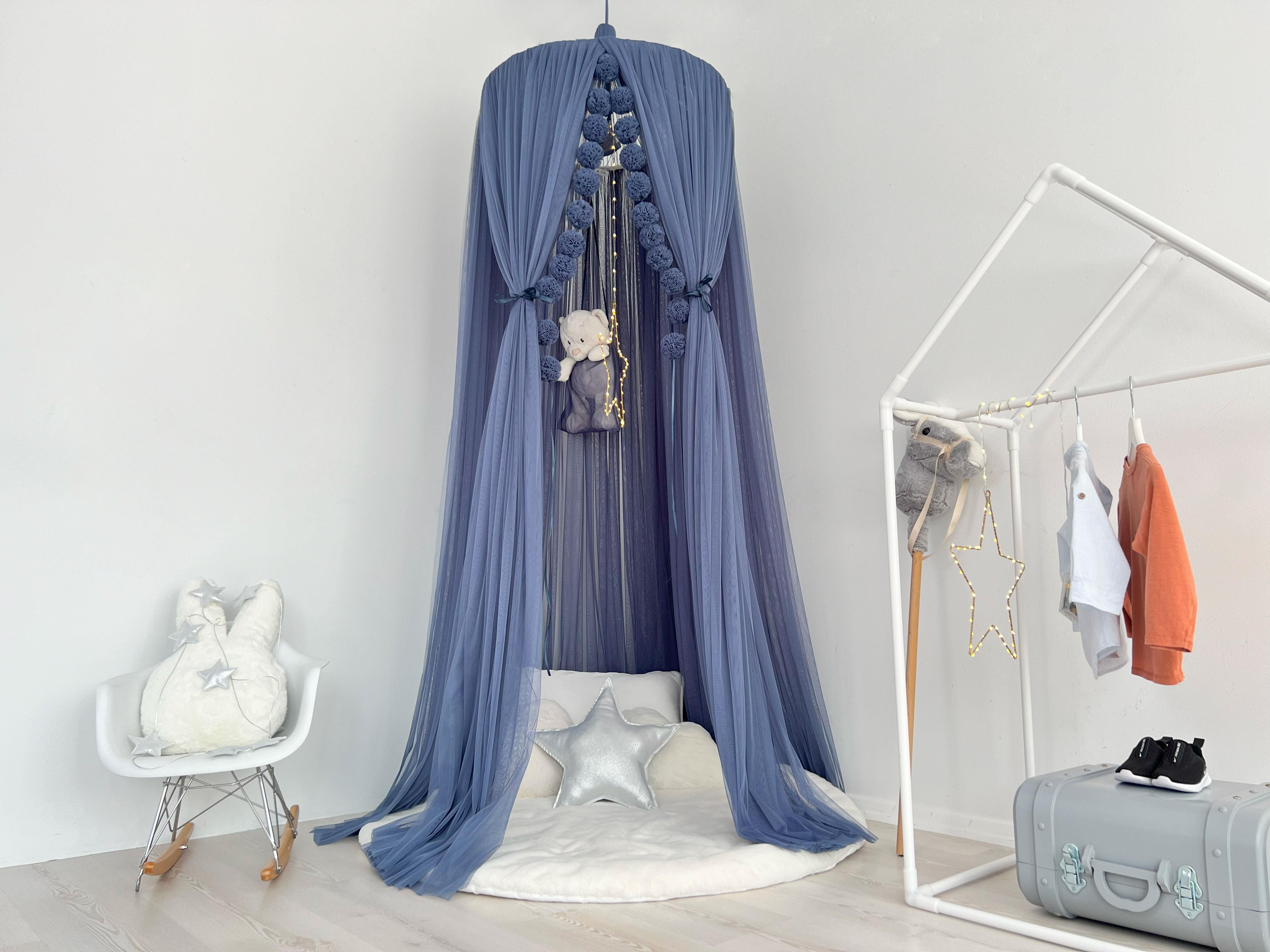 GLAUCOUS BLUE TÜL CİBİNLİK