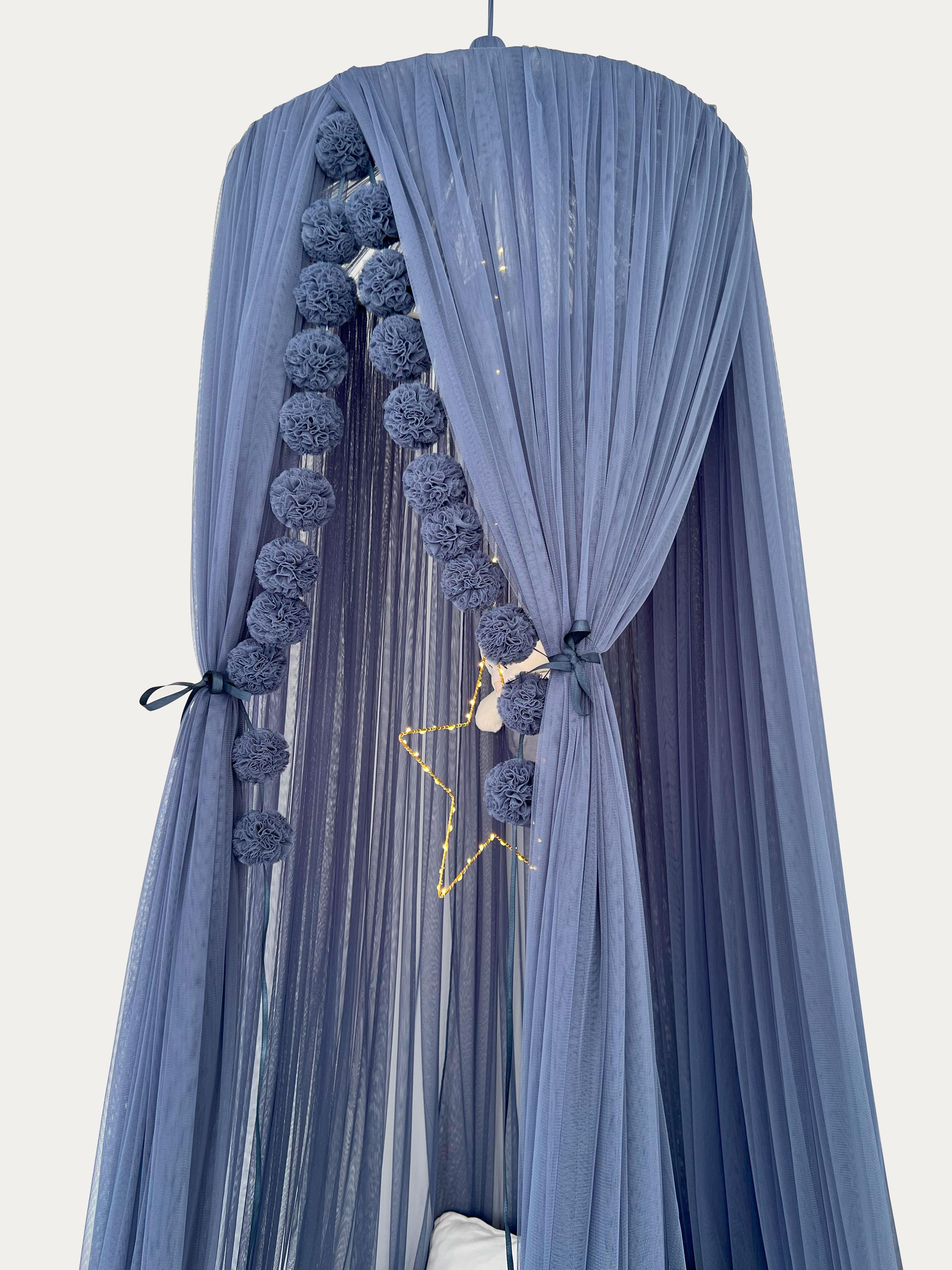 GLAUCOUS BLUE TÜL CİBİNLİK