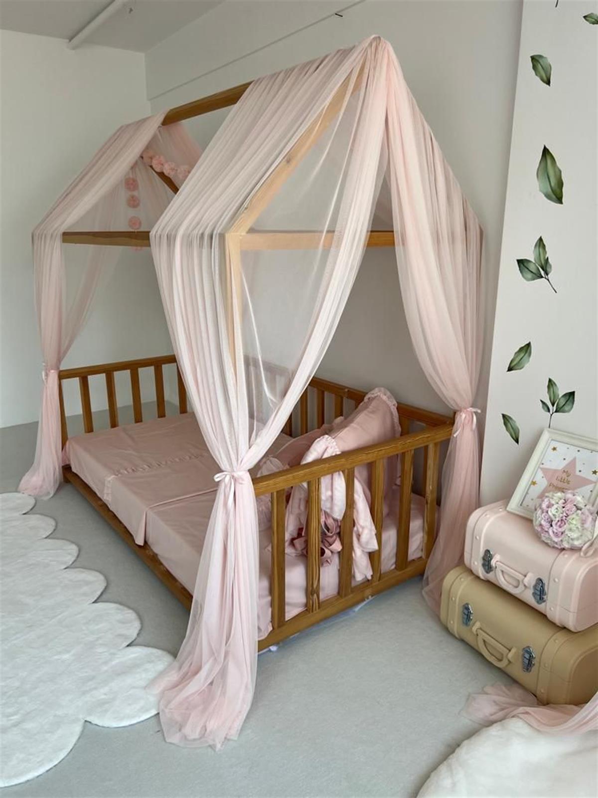 MONTESSORİ İKİ PARÇA TÜL TENTE CİBİNLİK