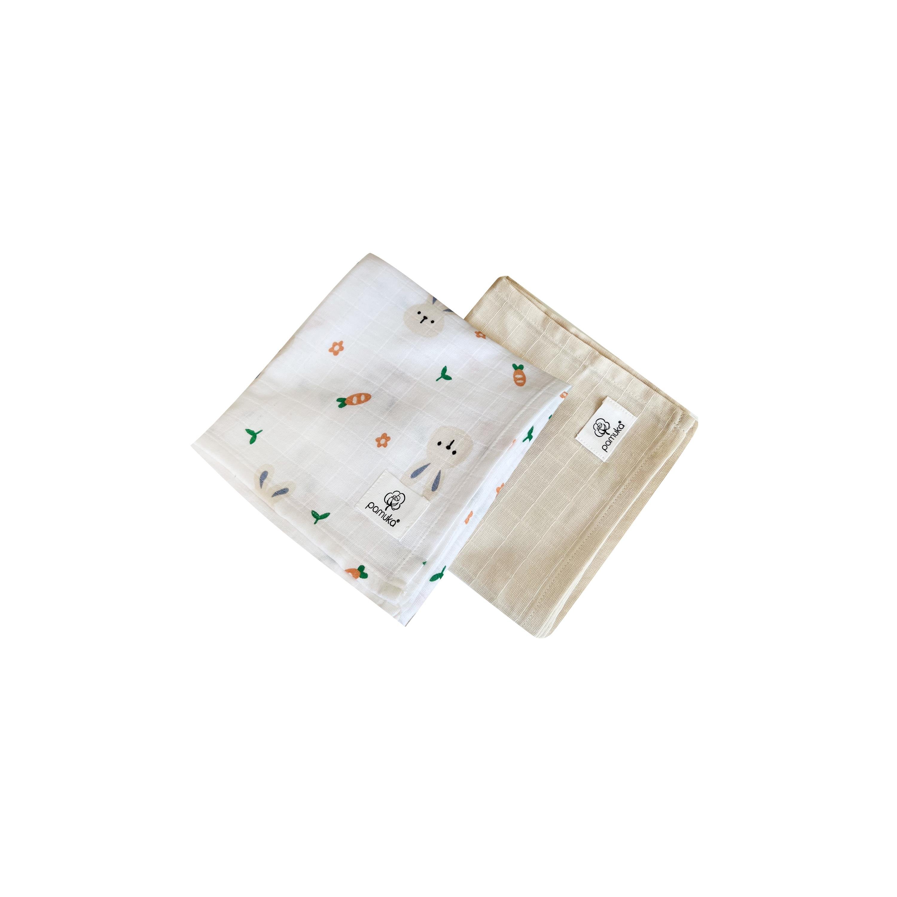 2'li Müslin Battaniye-Bej-Tavşan