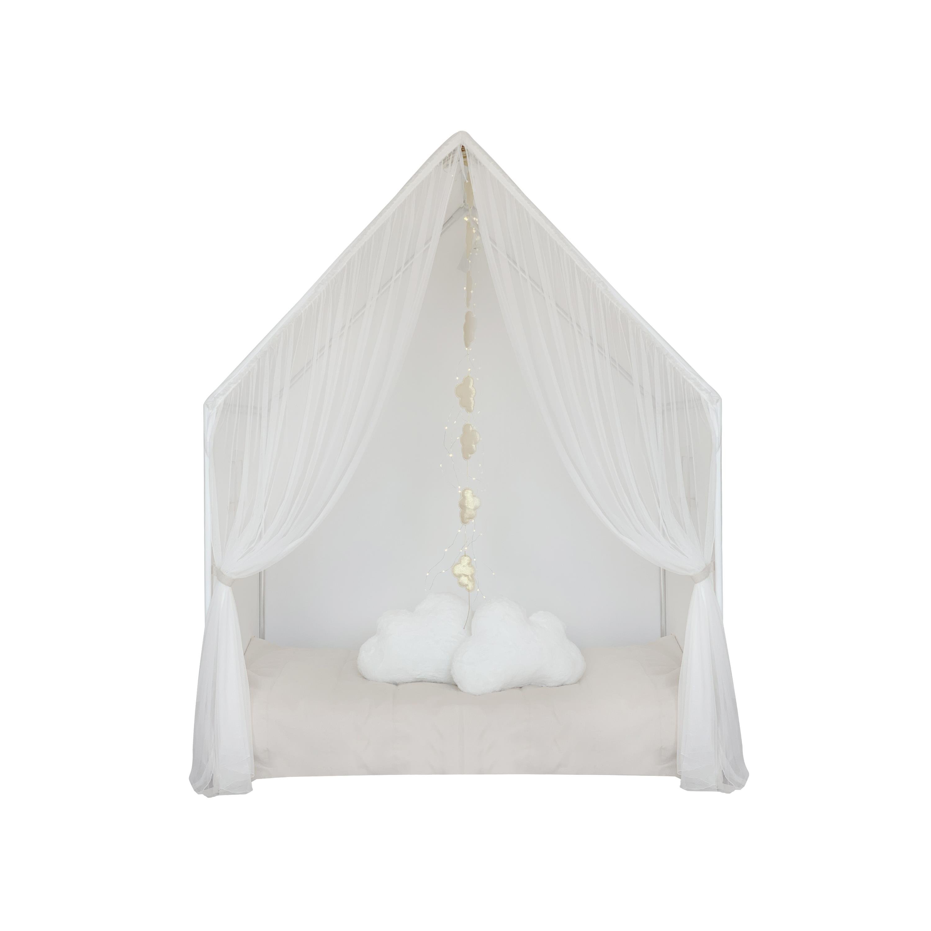 OYUN EVİ MONTESSORI PERDELİ-BEYAZ