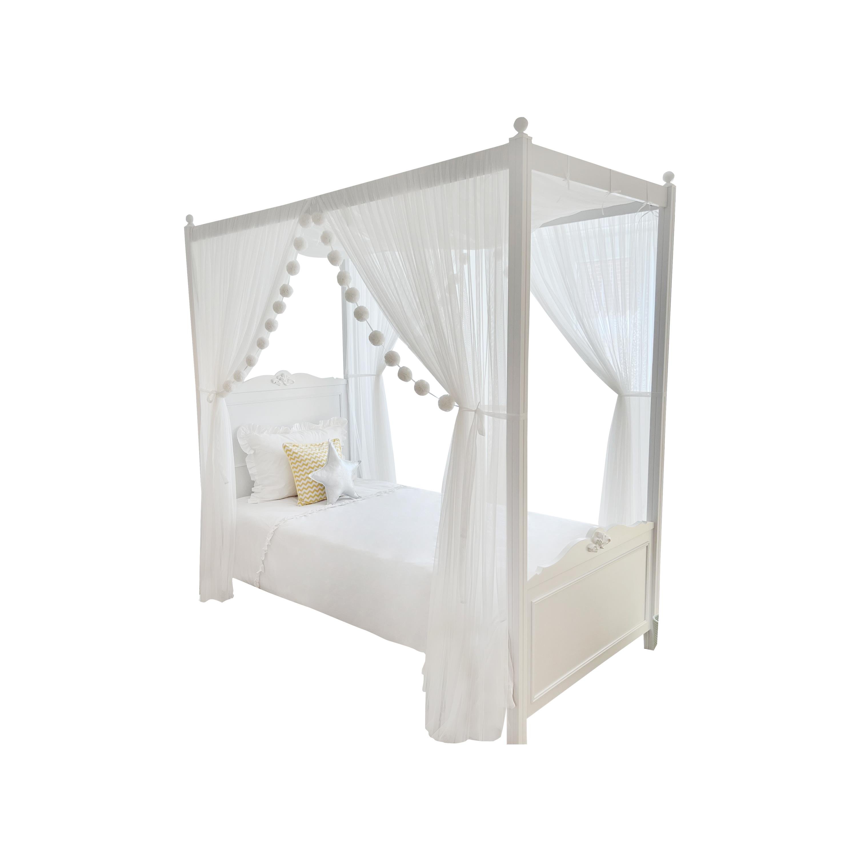 Poster Bed Basic-White