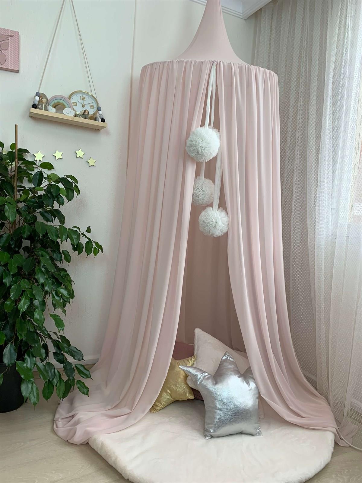 Şifon Cibinlik-Açık Pudra