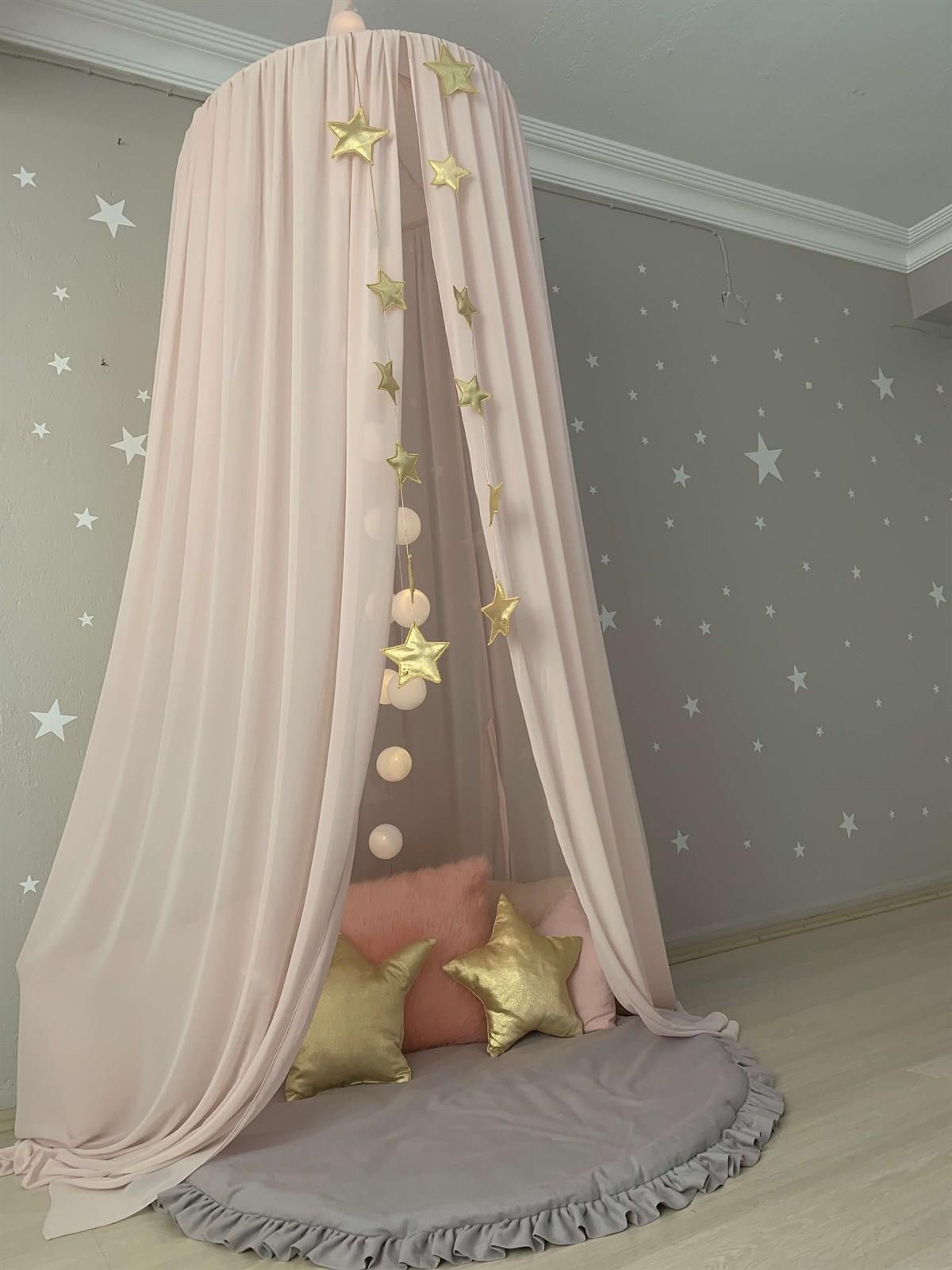 Şifon Cibinlik-Açık Pudra