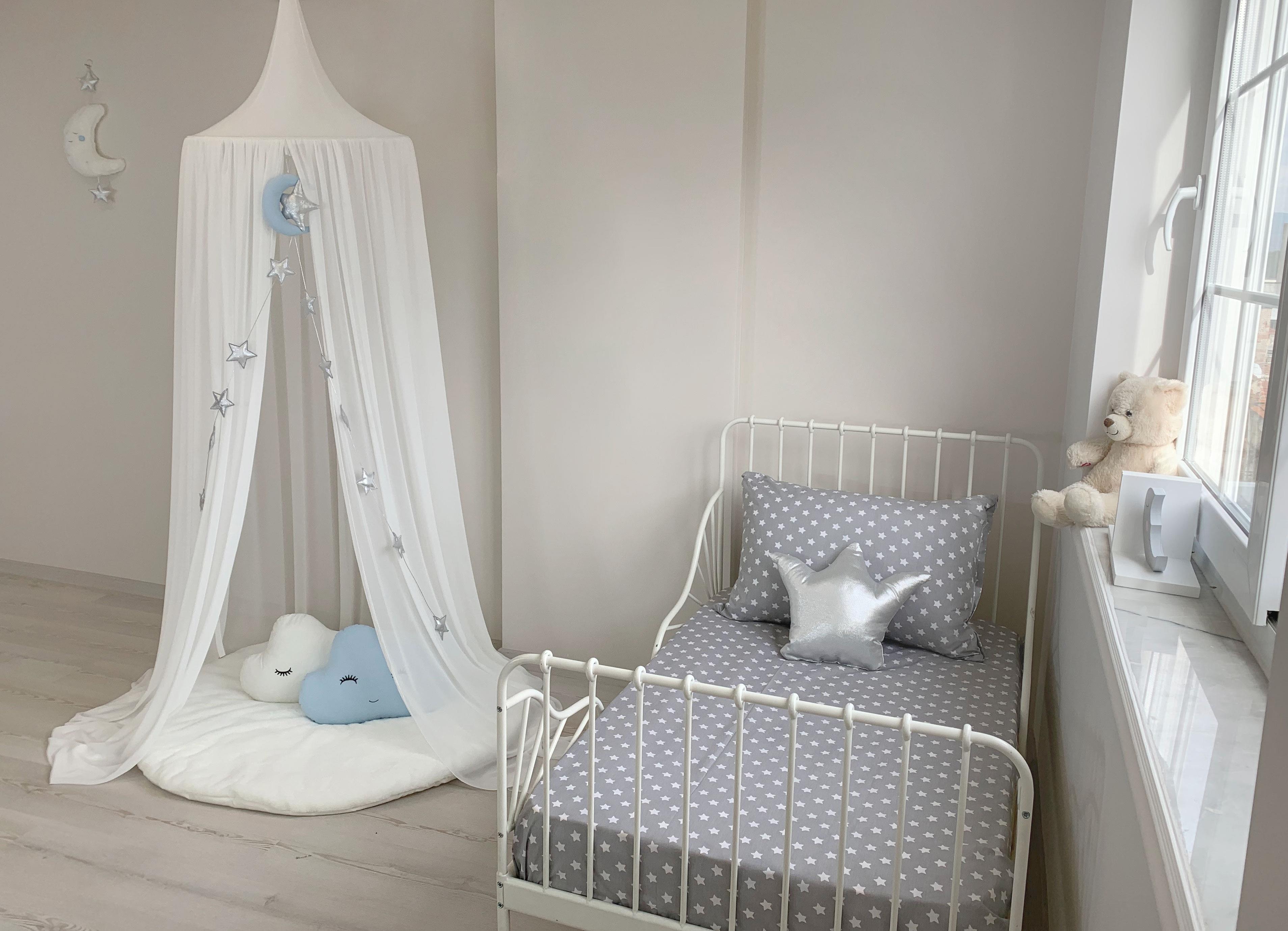 Şifon Cibinlik-Beyaz