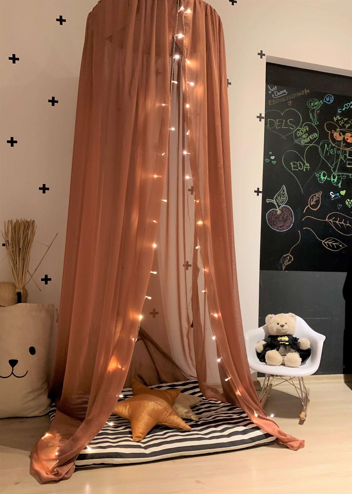 Şifon Cibinlik-Janjanlı Tarçın