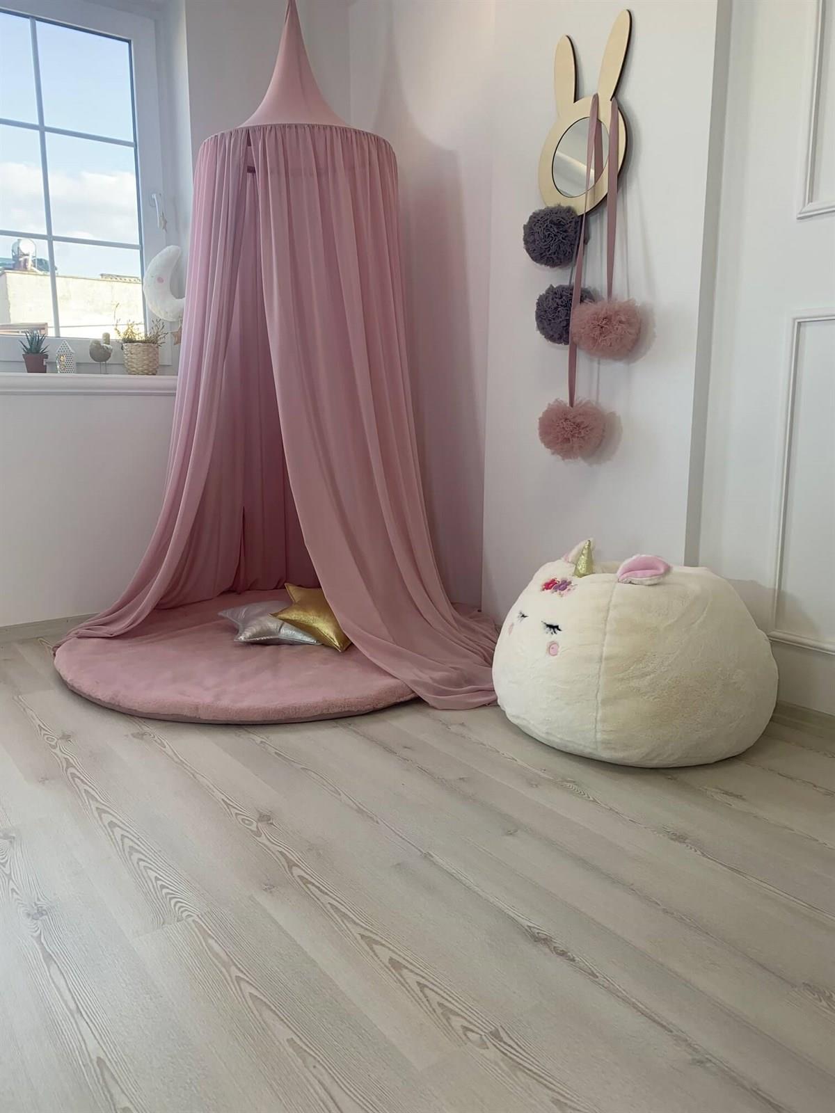 Şifon Cibinlik-Koyu Pudra