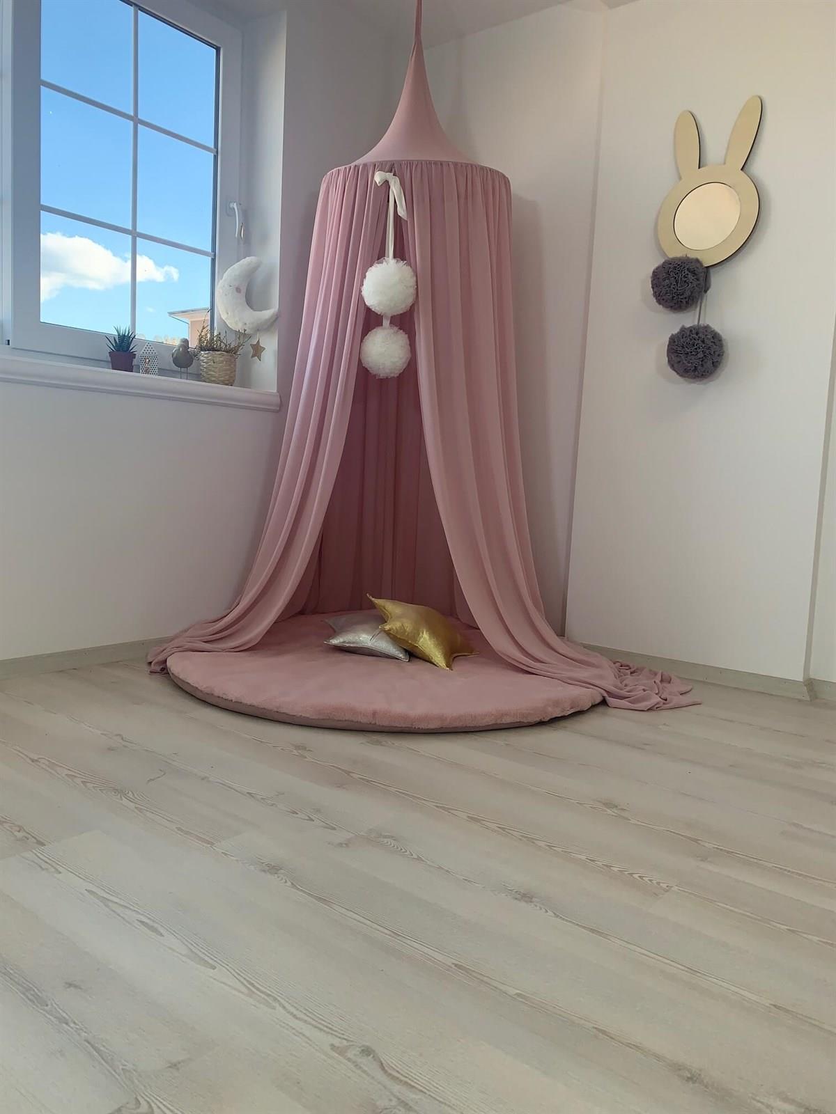 Şifon Cibinlik-Koyu Pudra