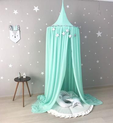 Şifon Cibinlik-Mint Yeşili