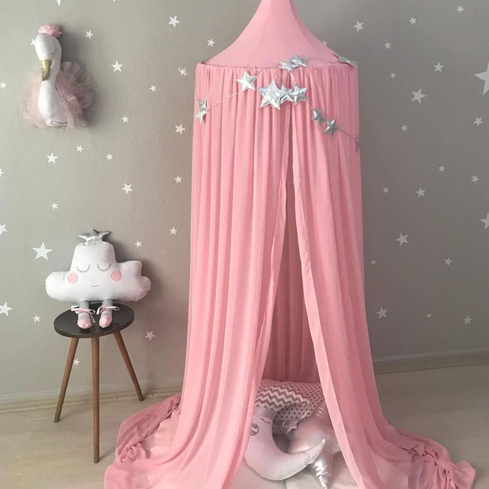 Şifon Cibinlik-Pinkie Pembe