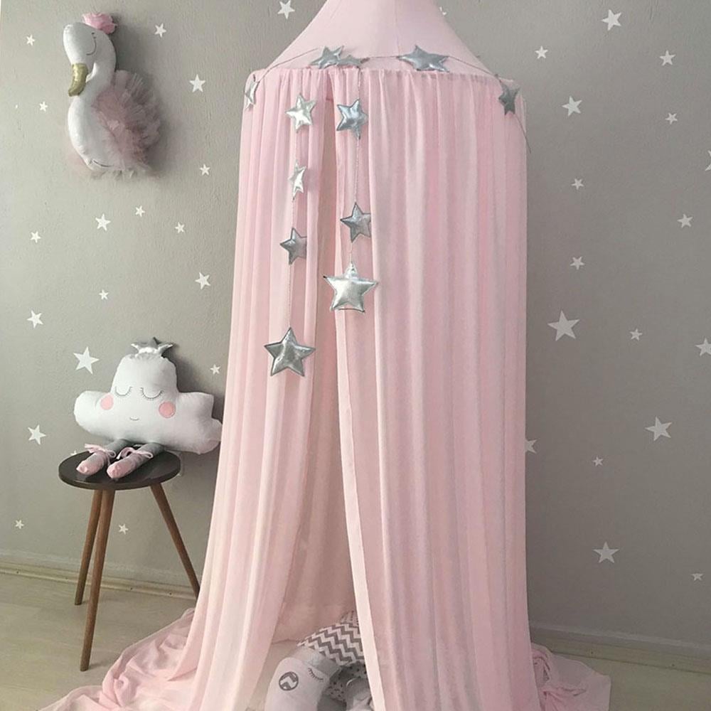 Şifon Cibinlik-Toz Pembe