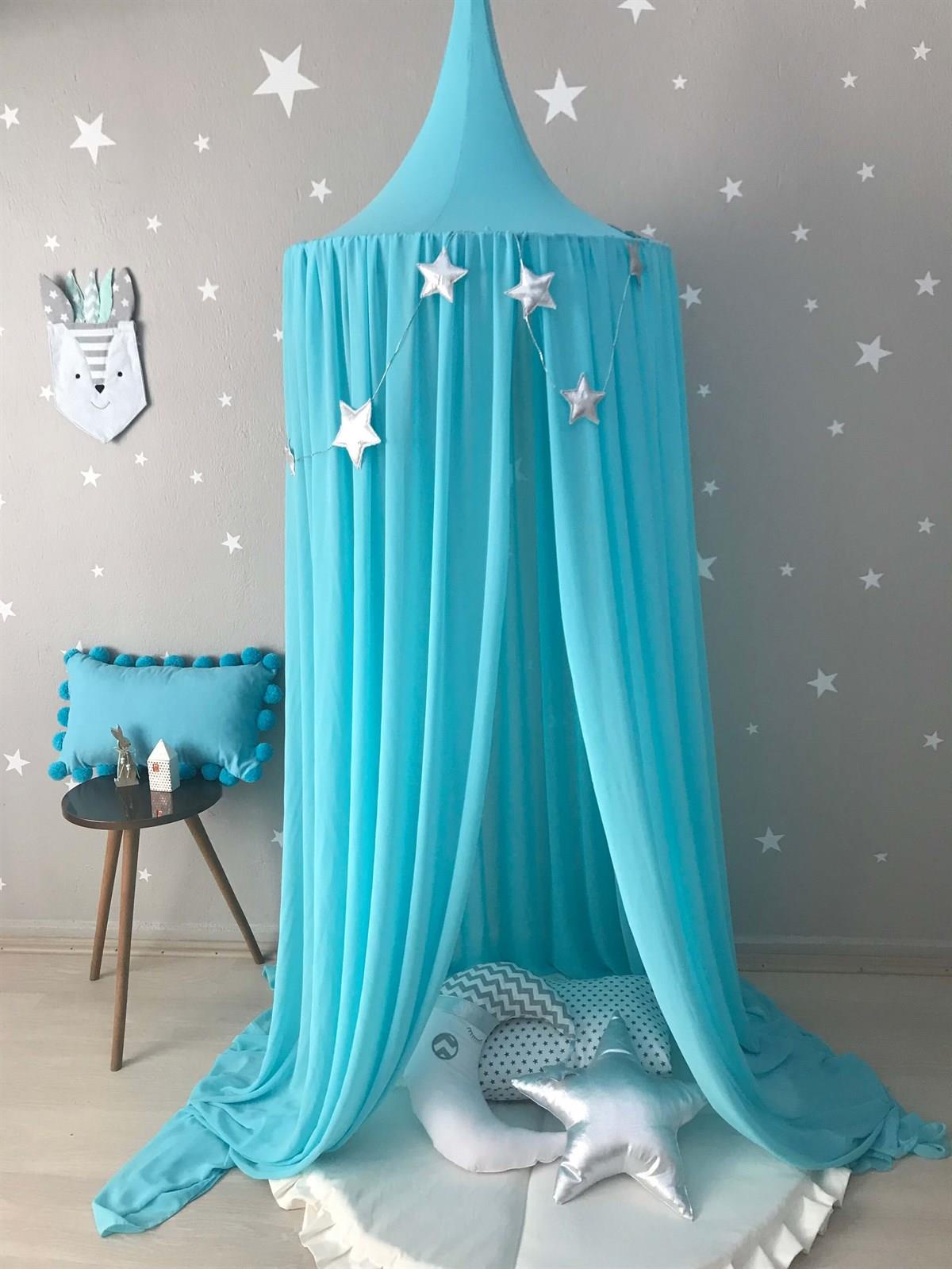 Şifon Cibinlik-Turkuaz