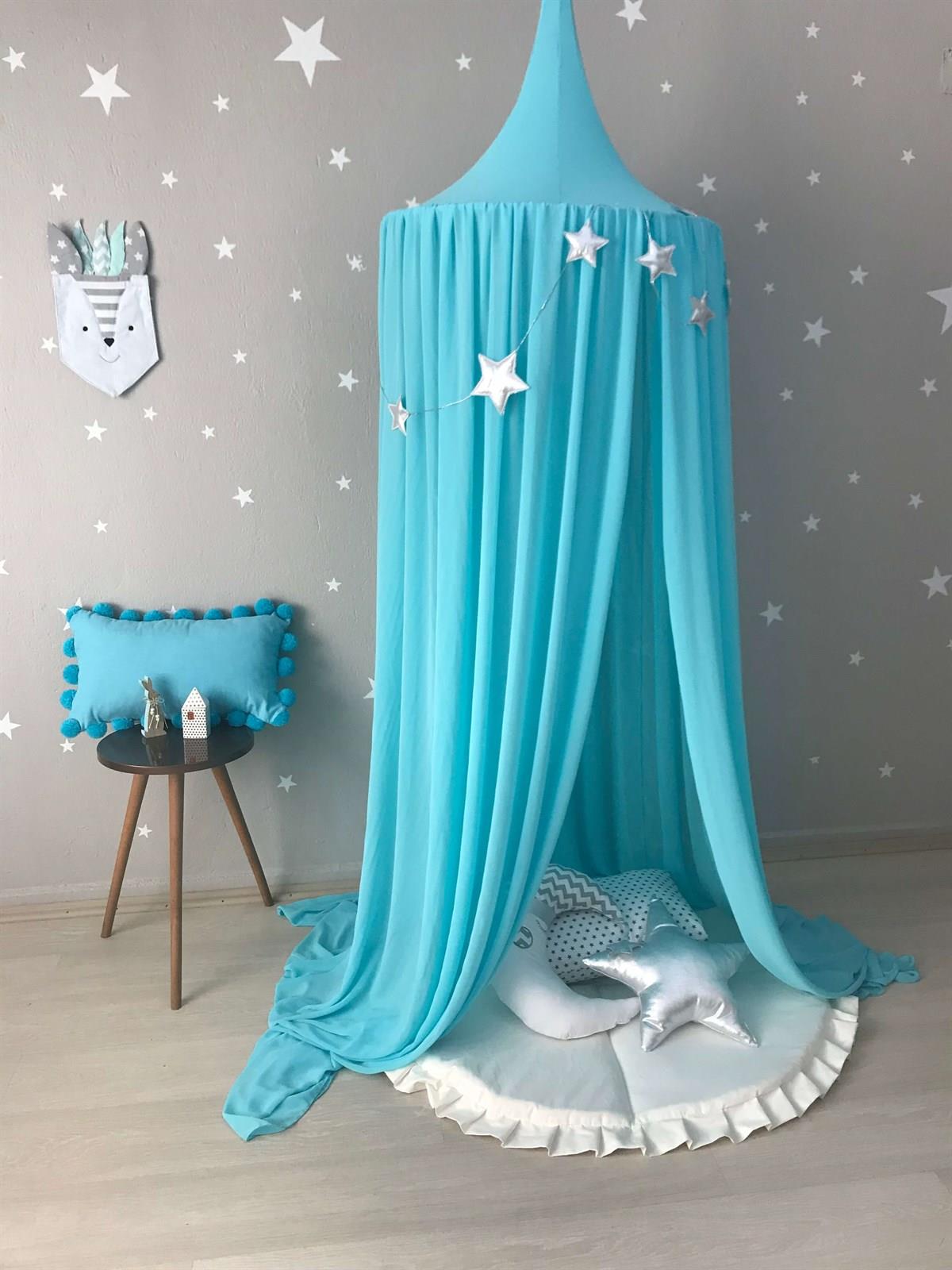 Şifon Cibinlik-Turkuaz