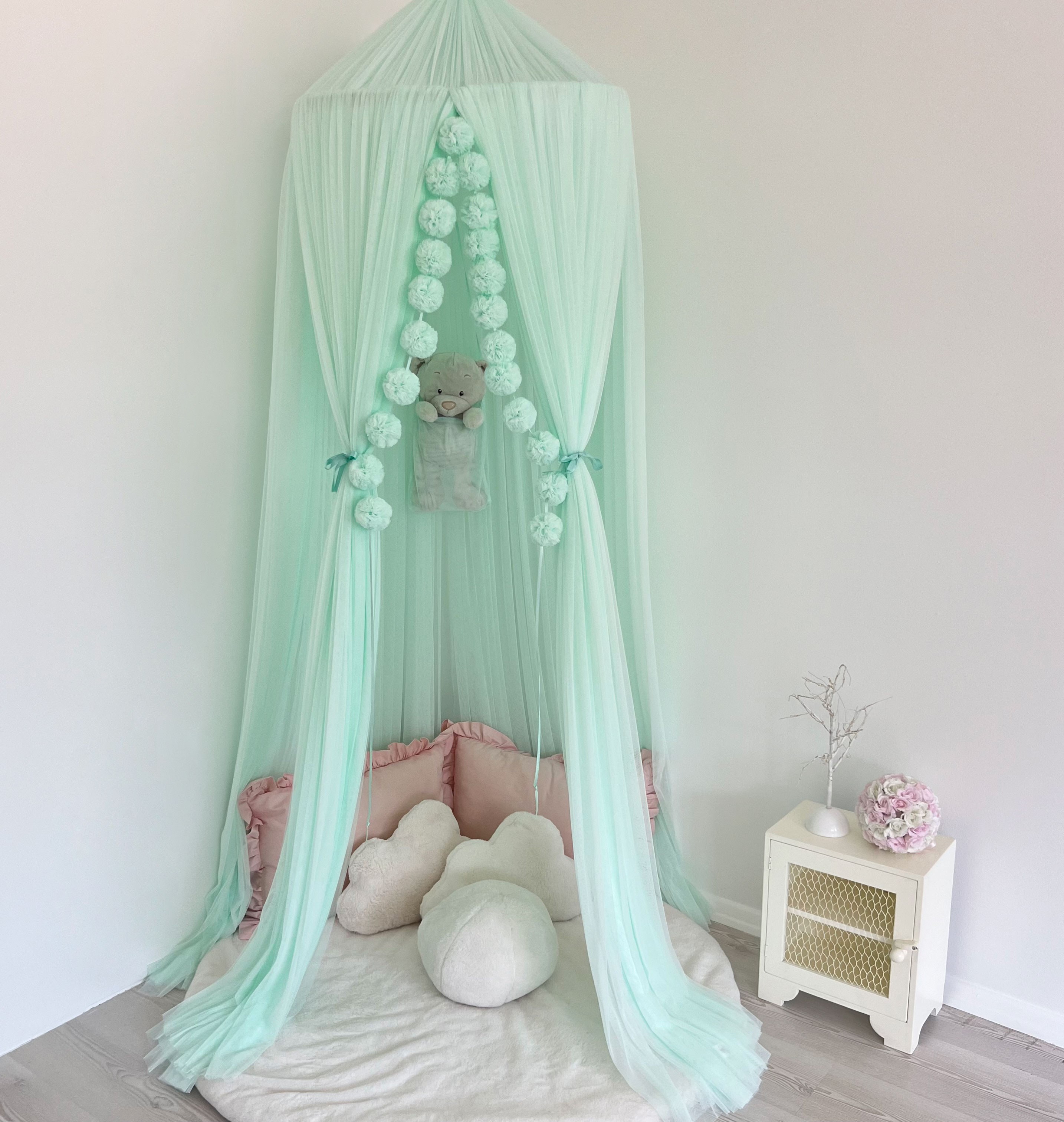 TÜL CİBİNLİK-BABY GREEN