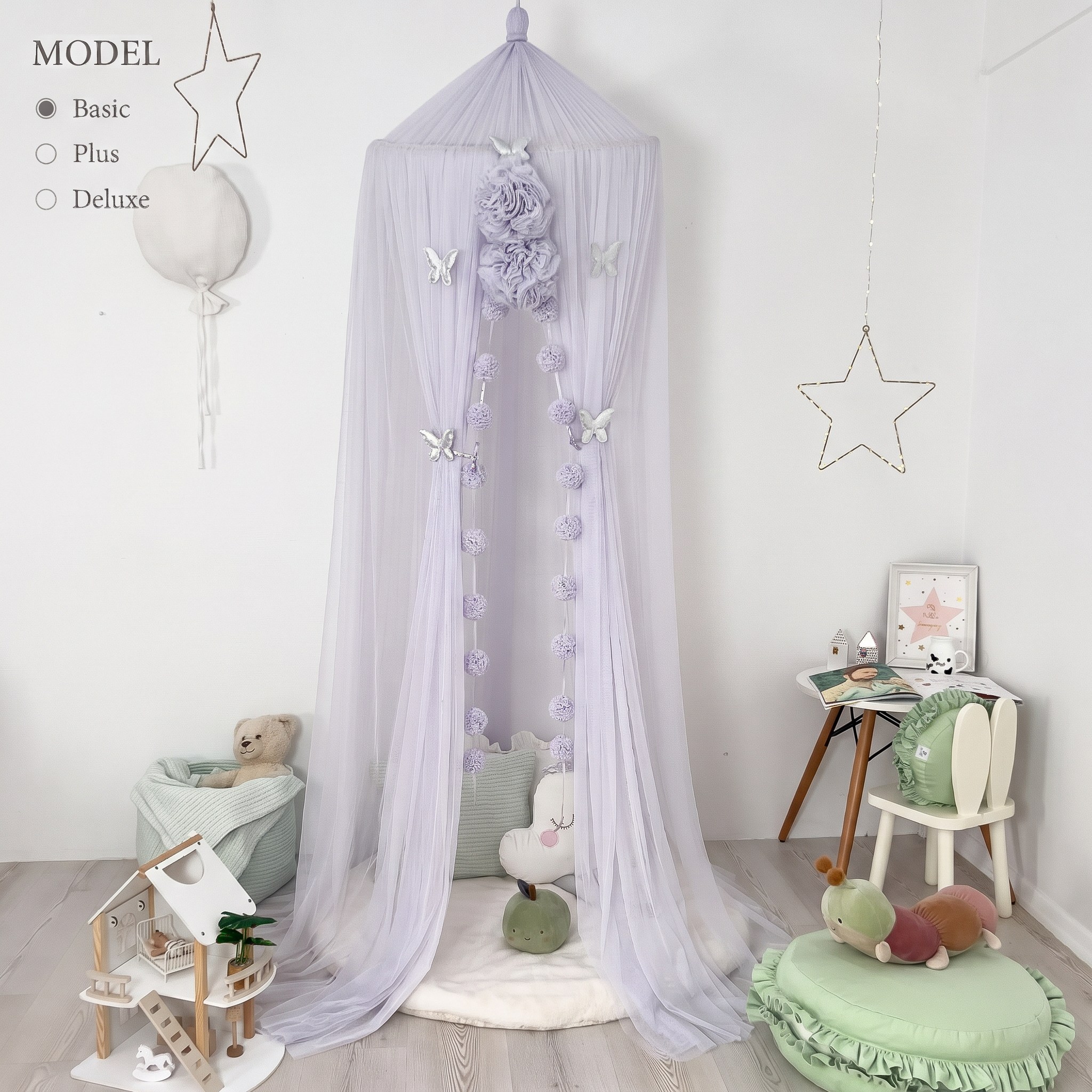 TÜL CİBİNLİK-BABY PURPLE