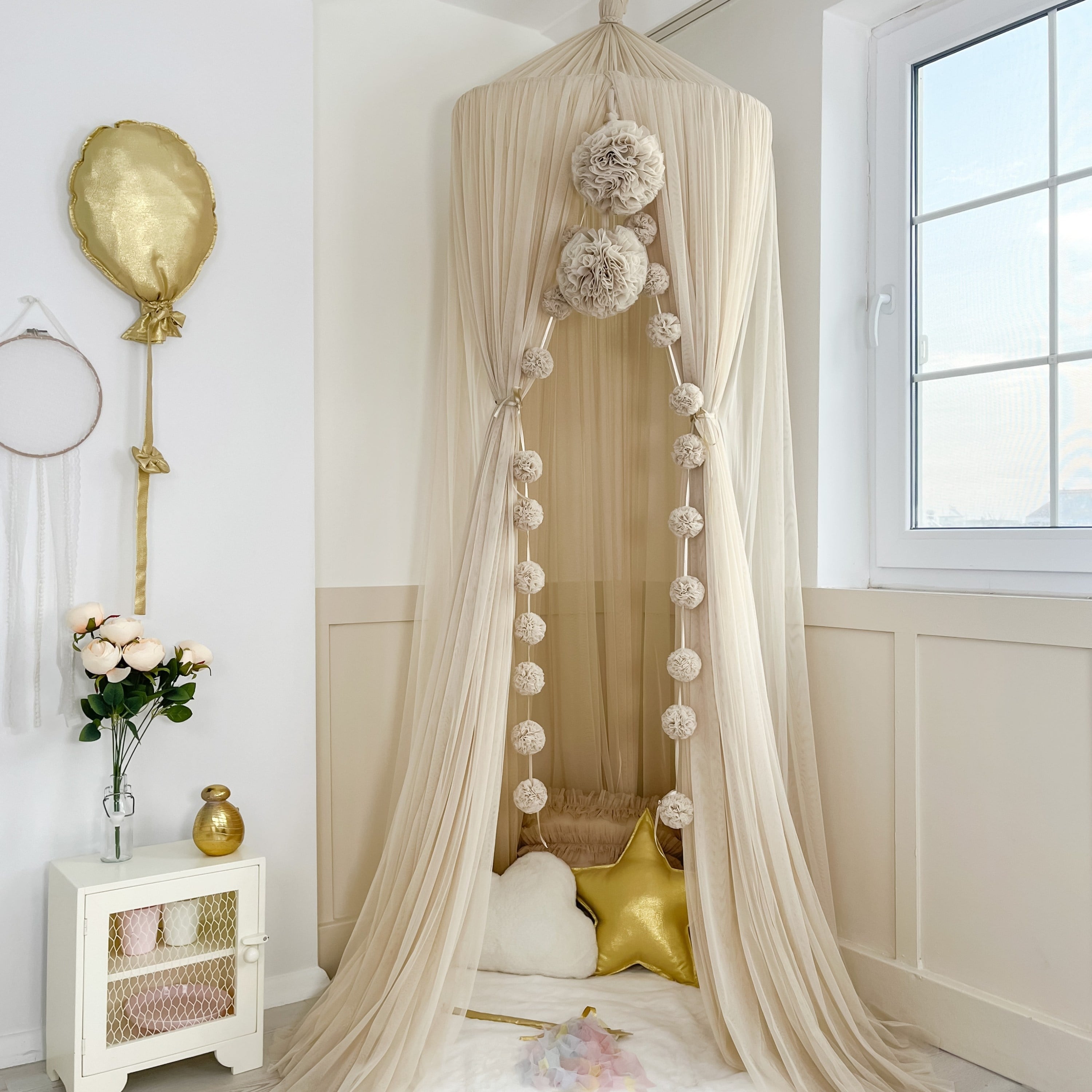 TÜL CİBİNLİK-BEIGE