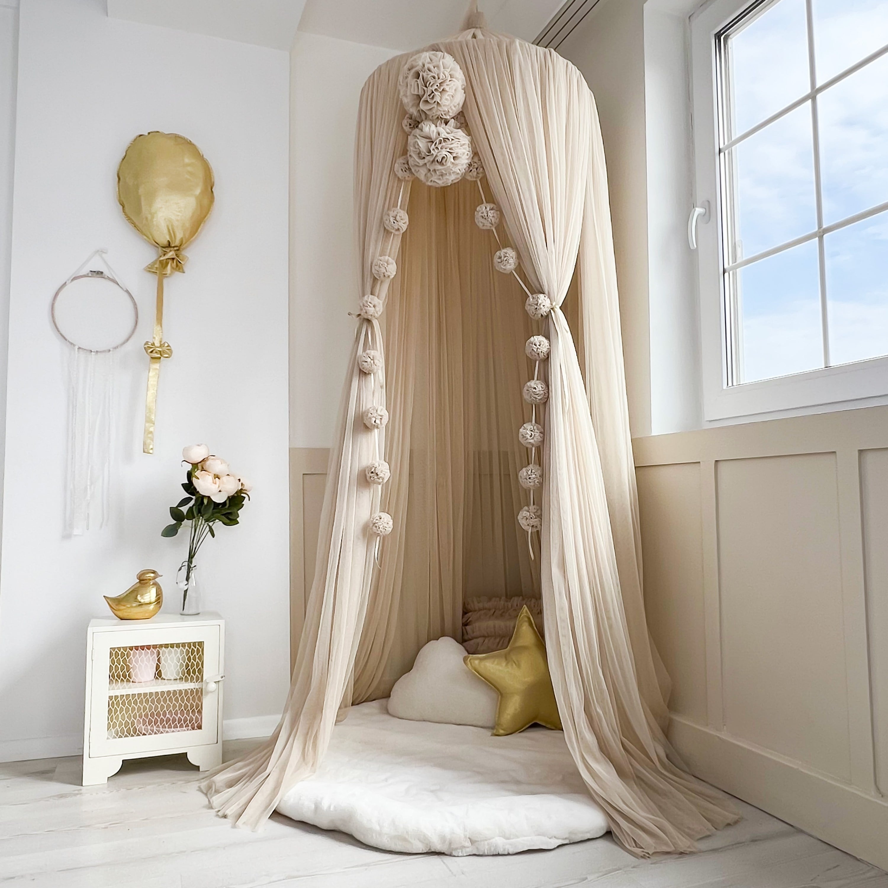 TÜL CİBİNLİK-BEIGE