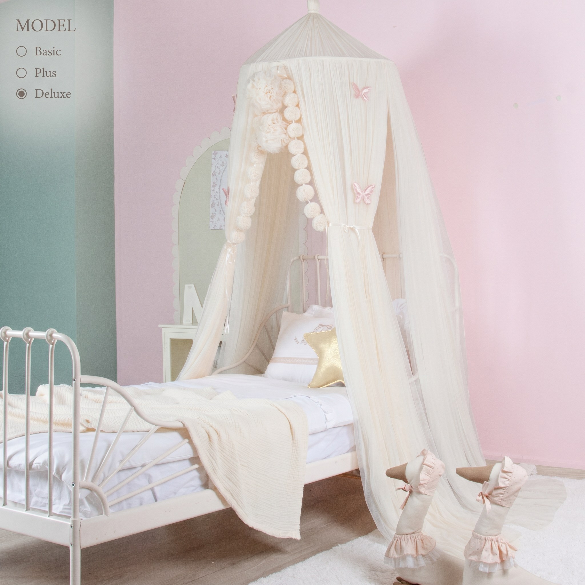 TÜL CİBİNLİK-CREAM