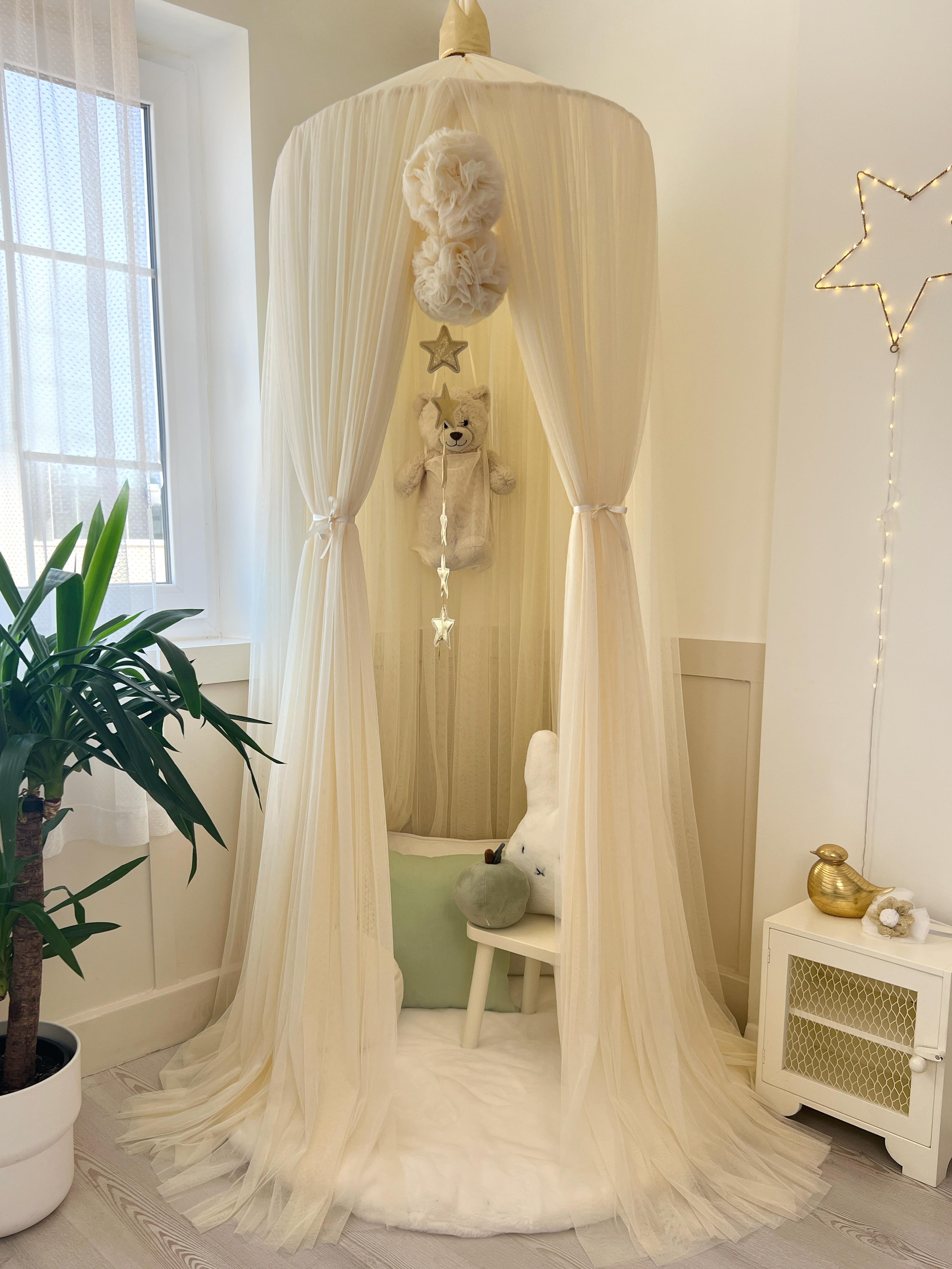 TÜL CİBİNLİK-CREAM