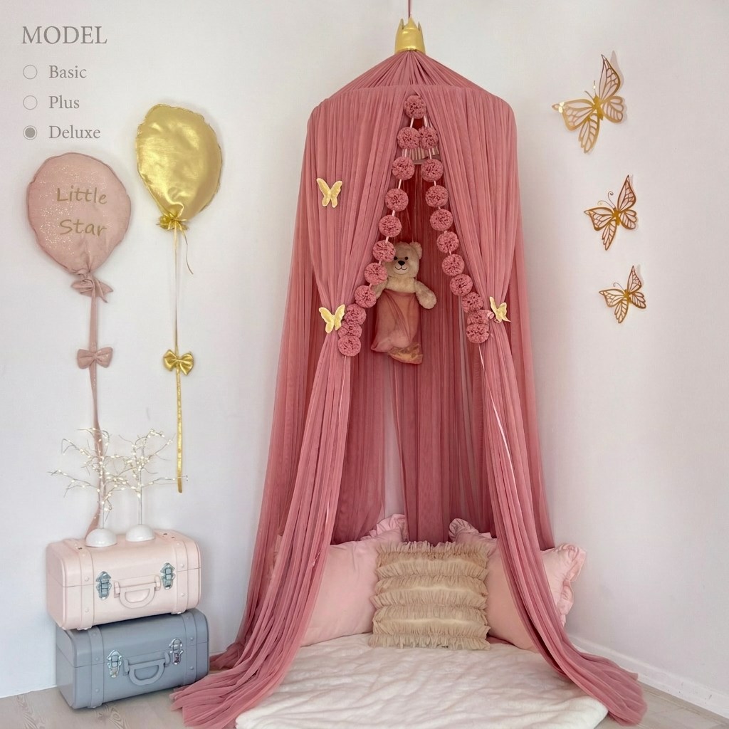 TÜL CİBİNLİK-DUSTY ROSE