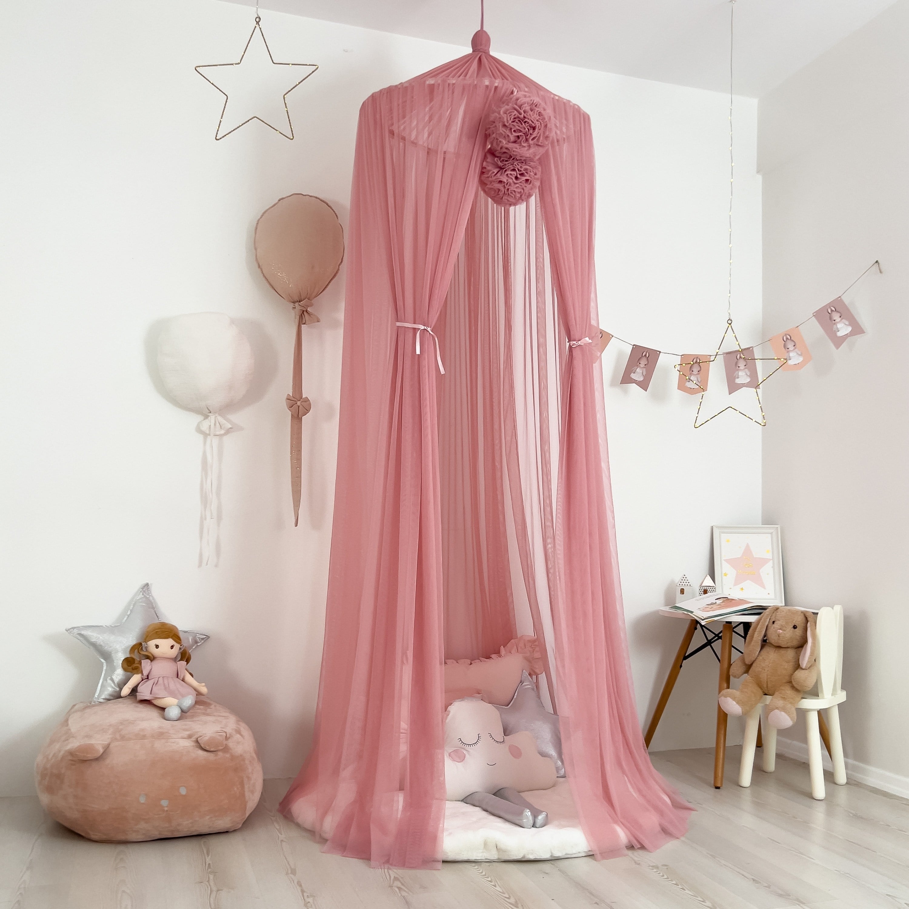 TÜL CİBİNLİK-DUSTY ROSE