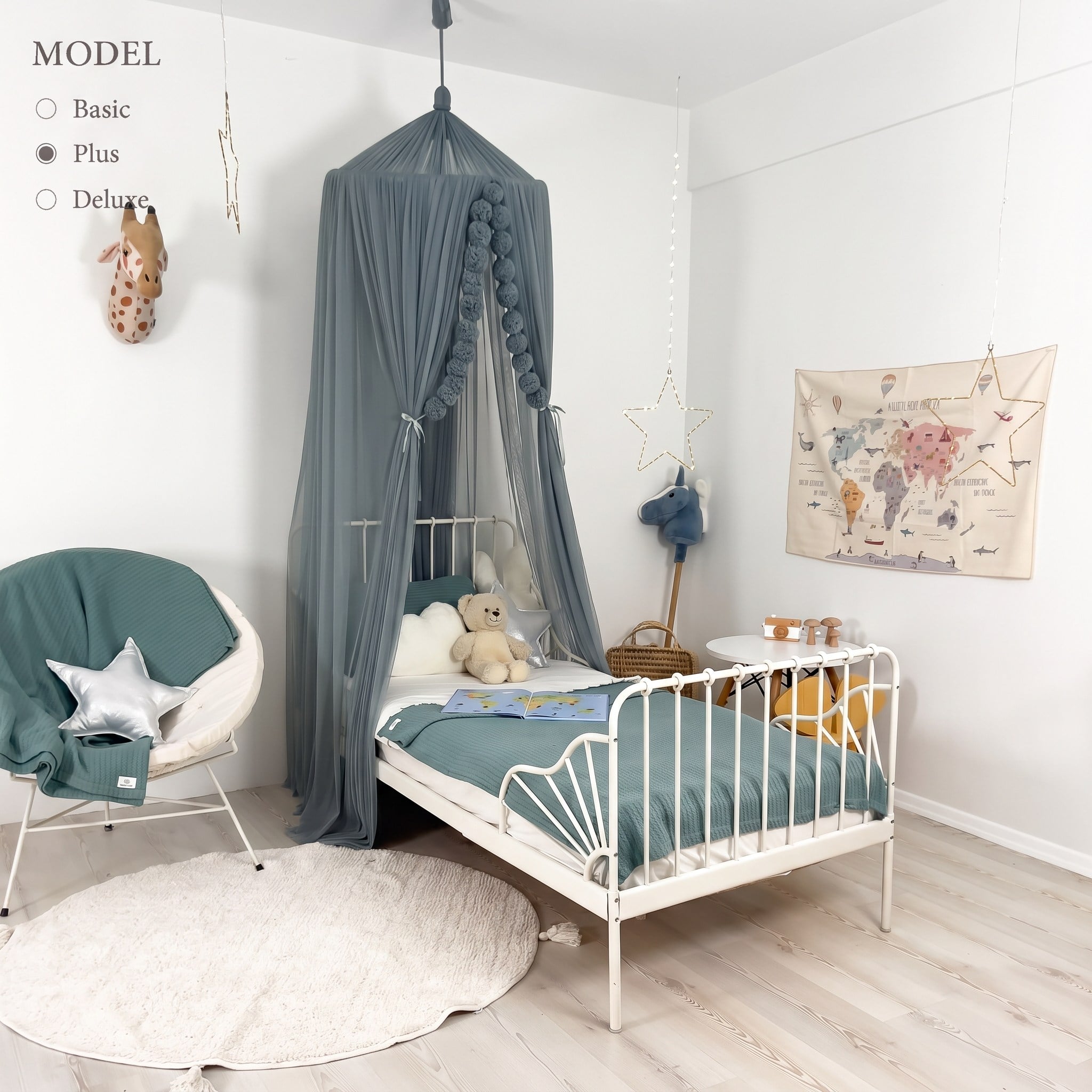 TÜL CİBİNLİK-INDIGO BLUE