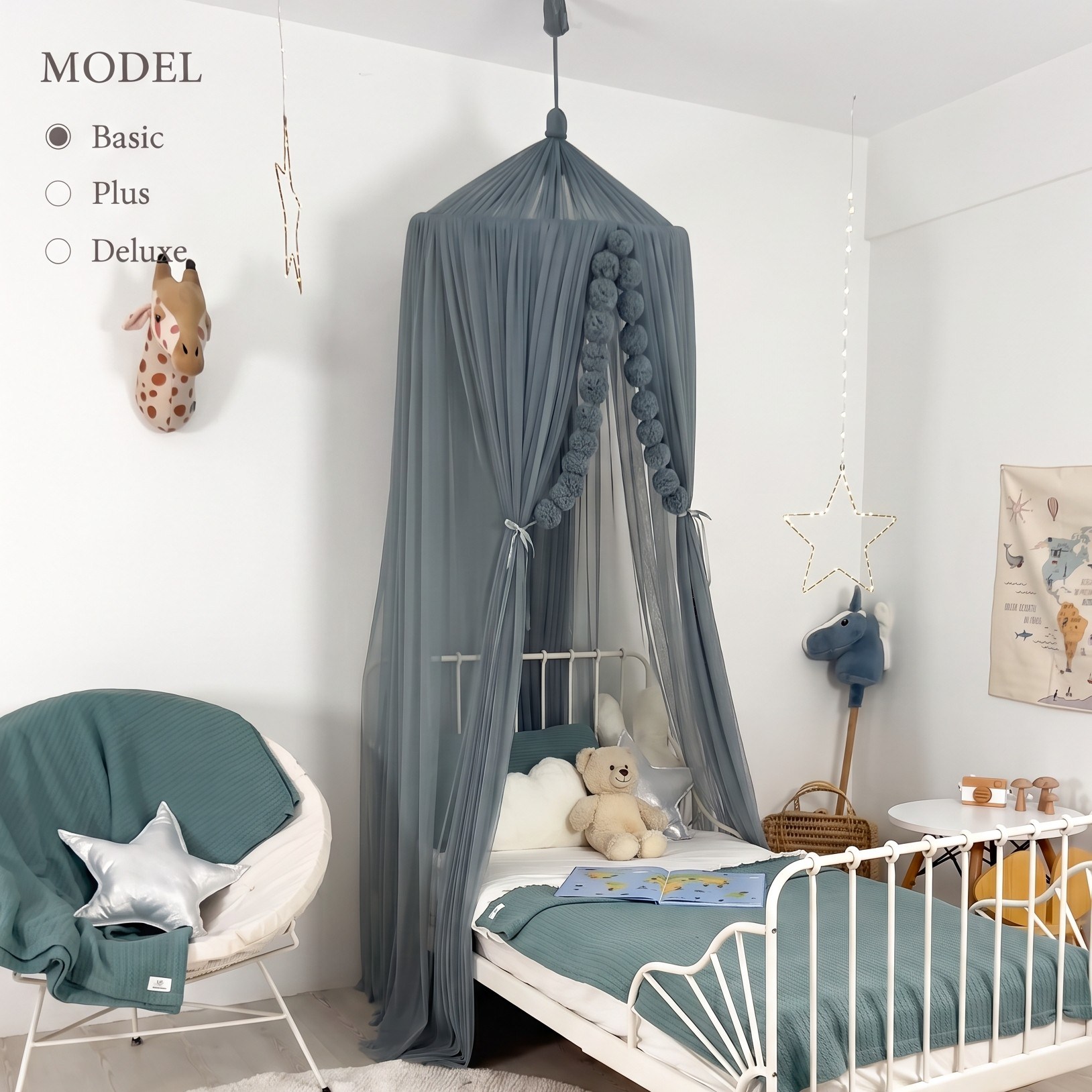 TÜL CİBİNLİK-INDIGO BLUE